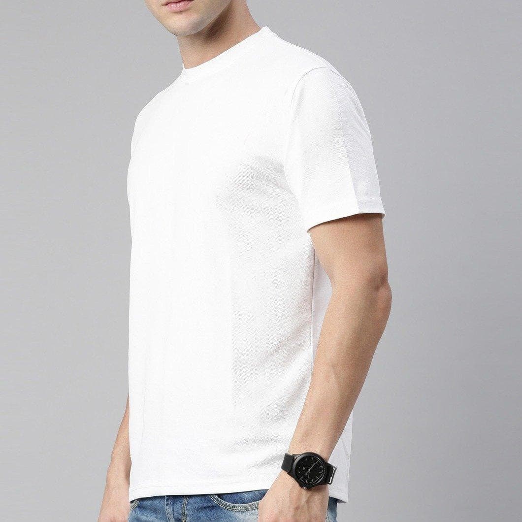  Round Neck T- Shirt-WHI