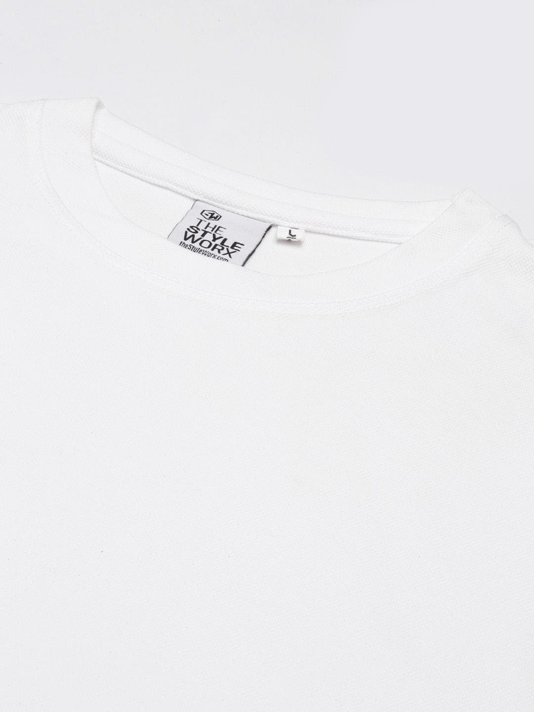  Round Neck T- Shirt-WHI