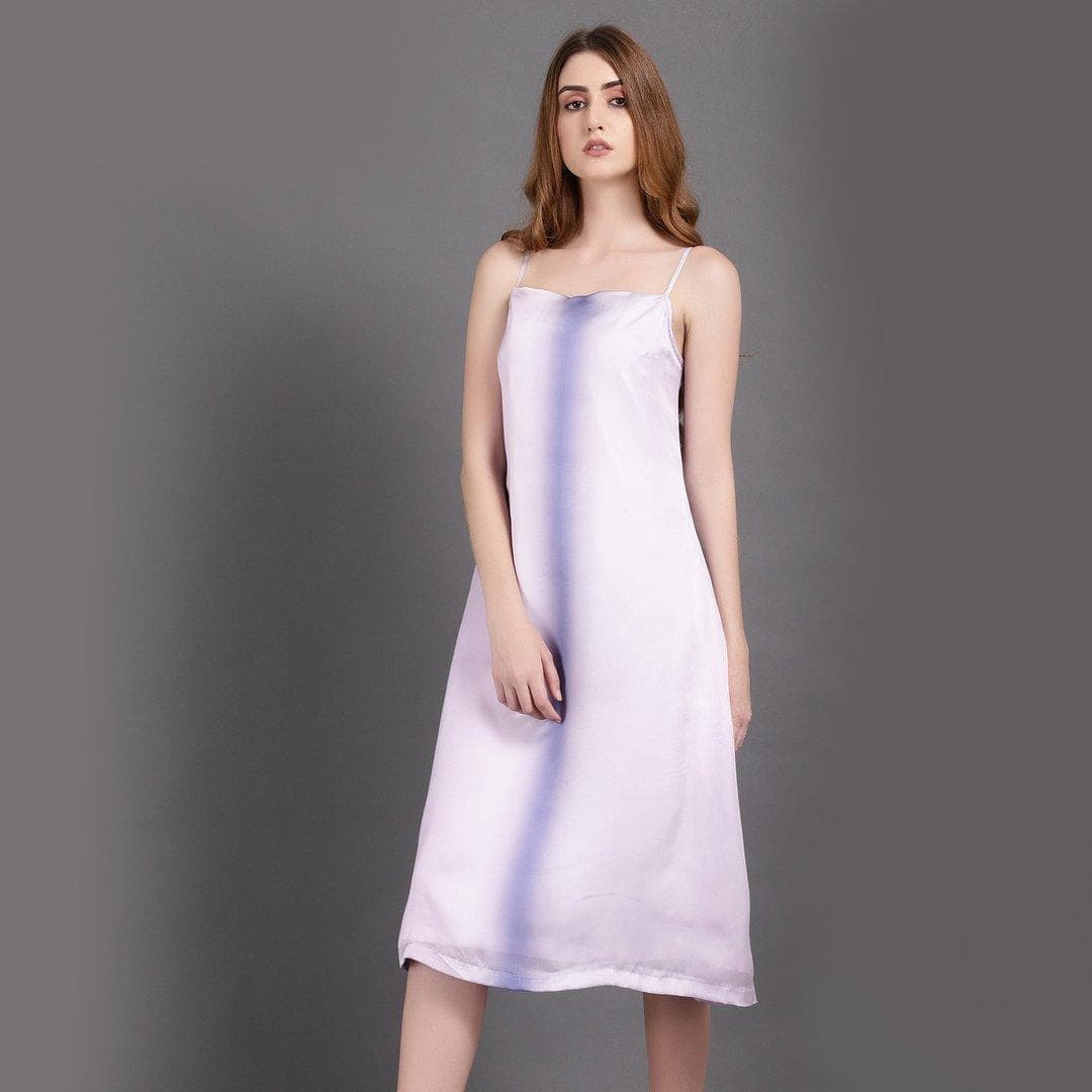 Ombre Print Slip Dress