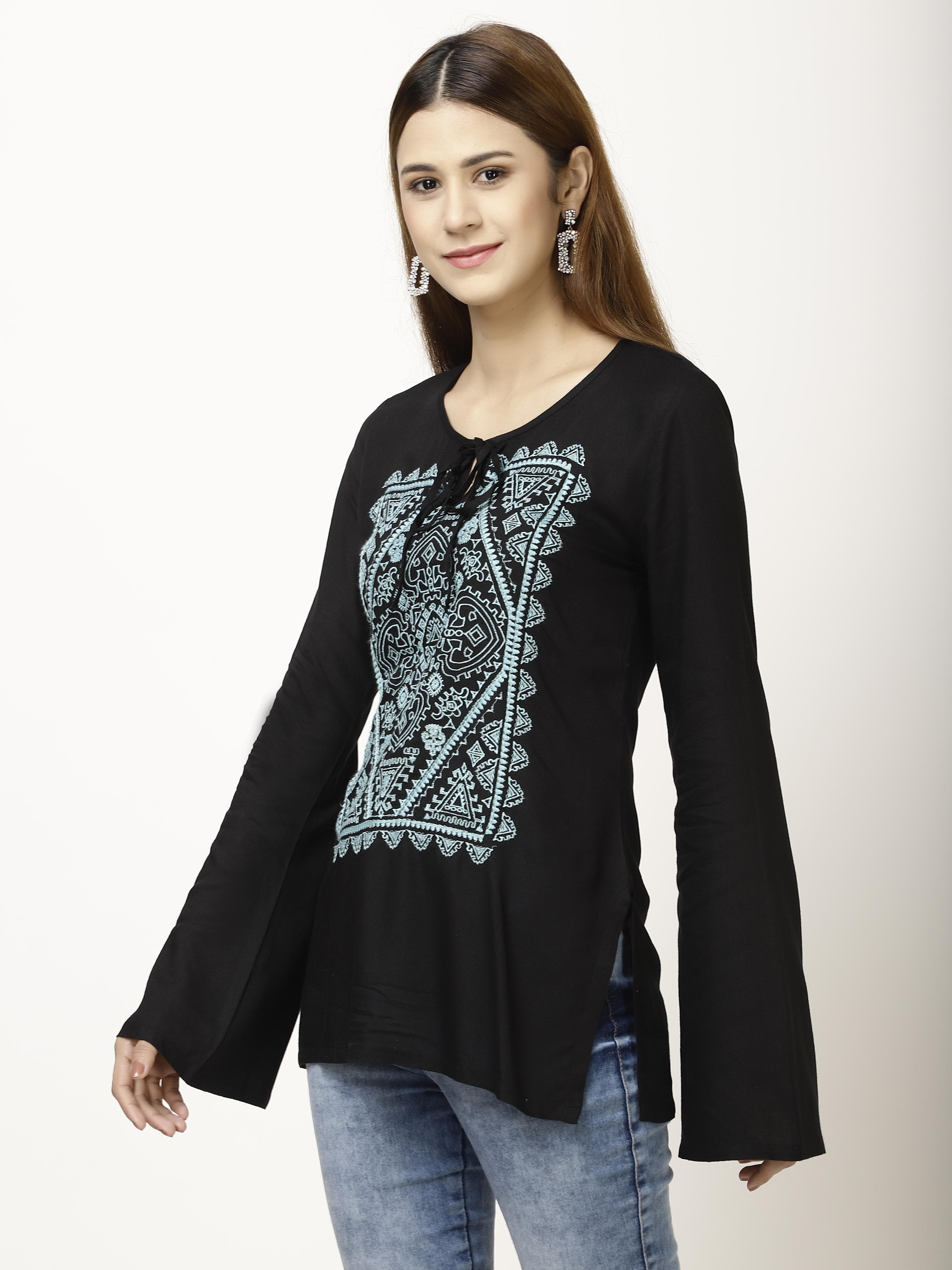 Embroidered Womens Tops