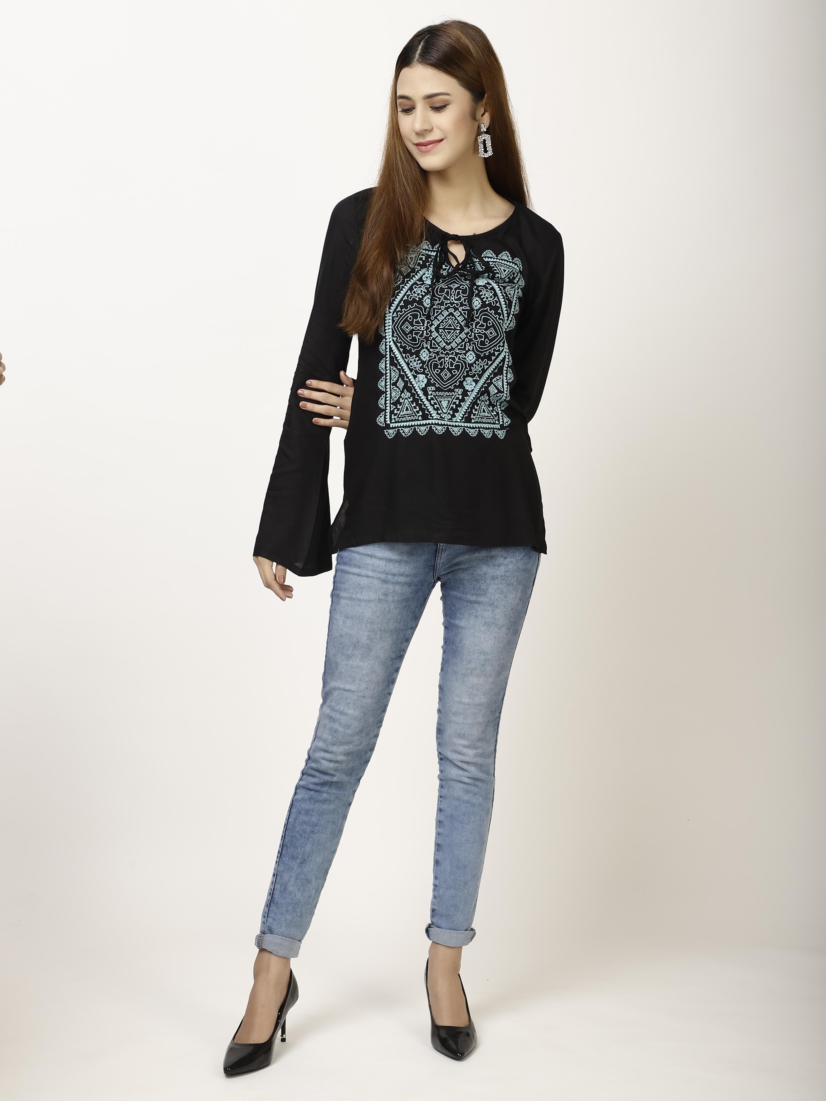 Embroidered Womens Tops