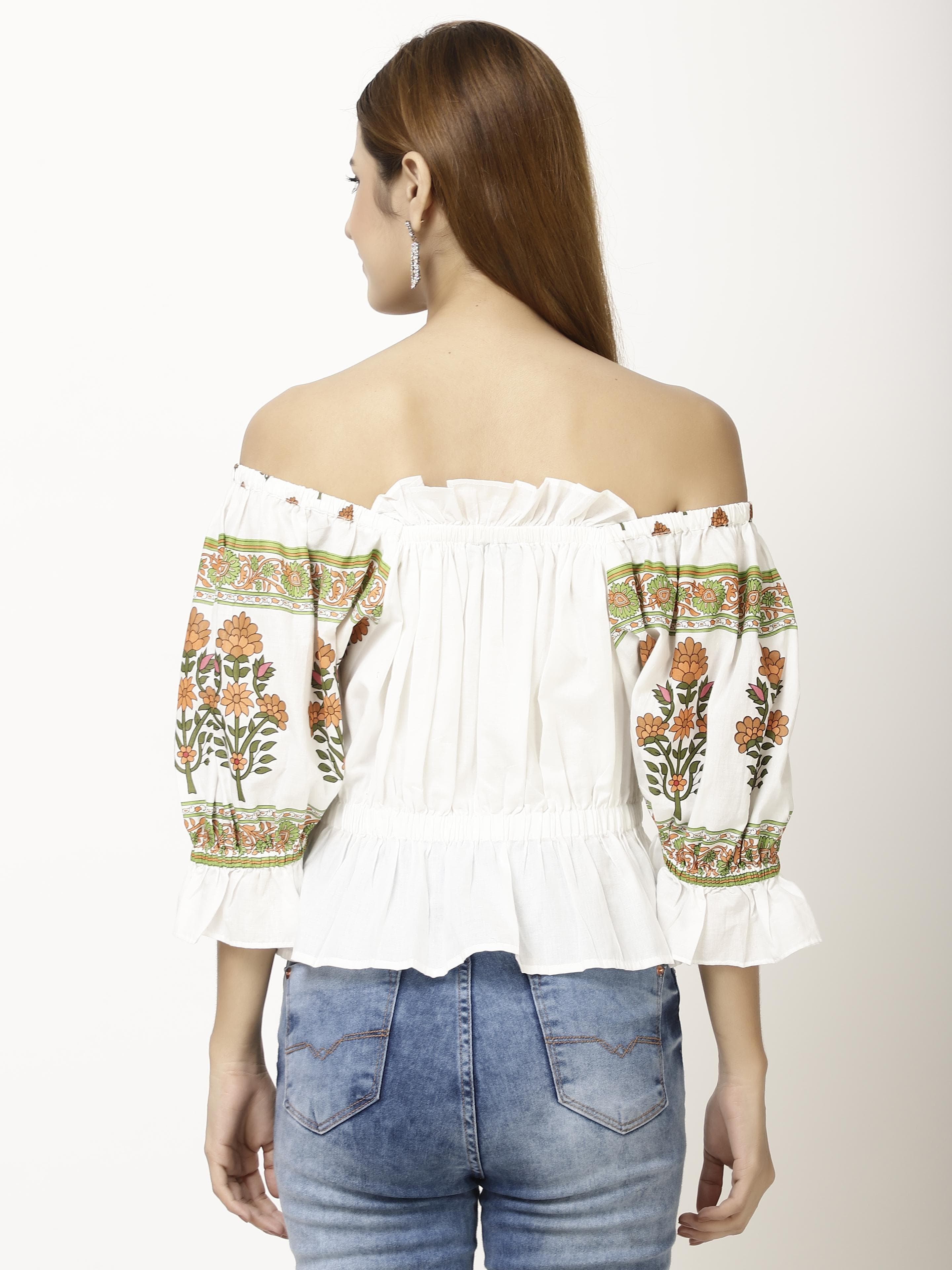 Off shoulder Womens Tops