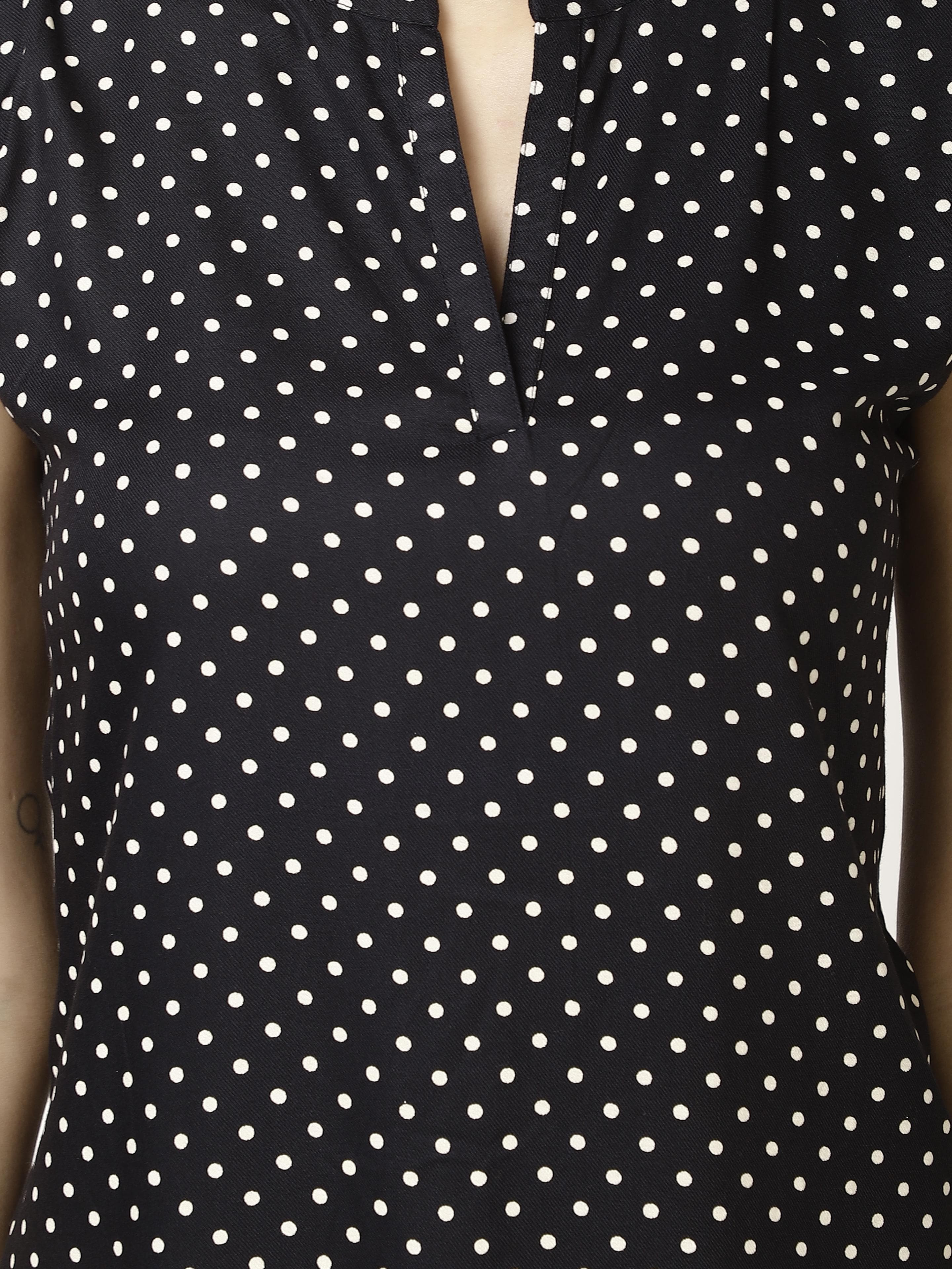Sleeveless printed Womens Tops