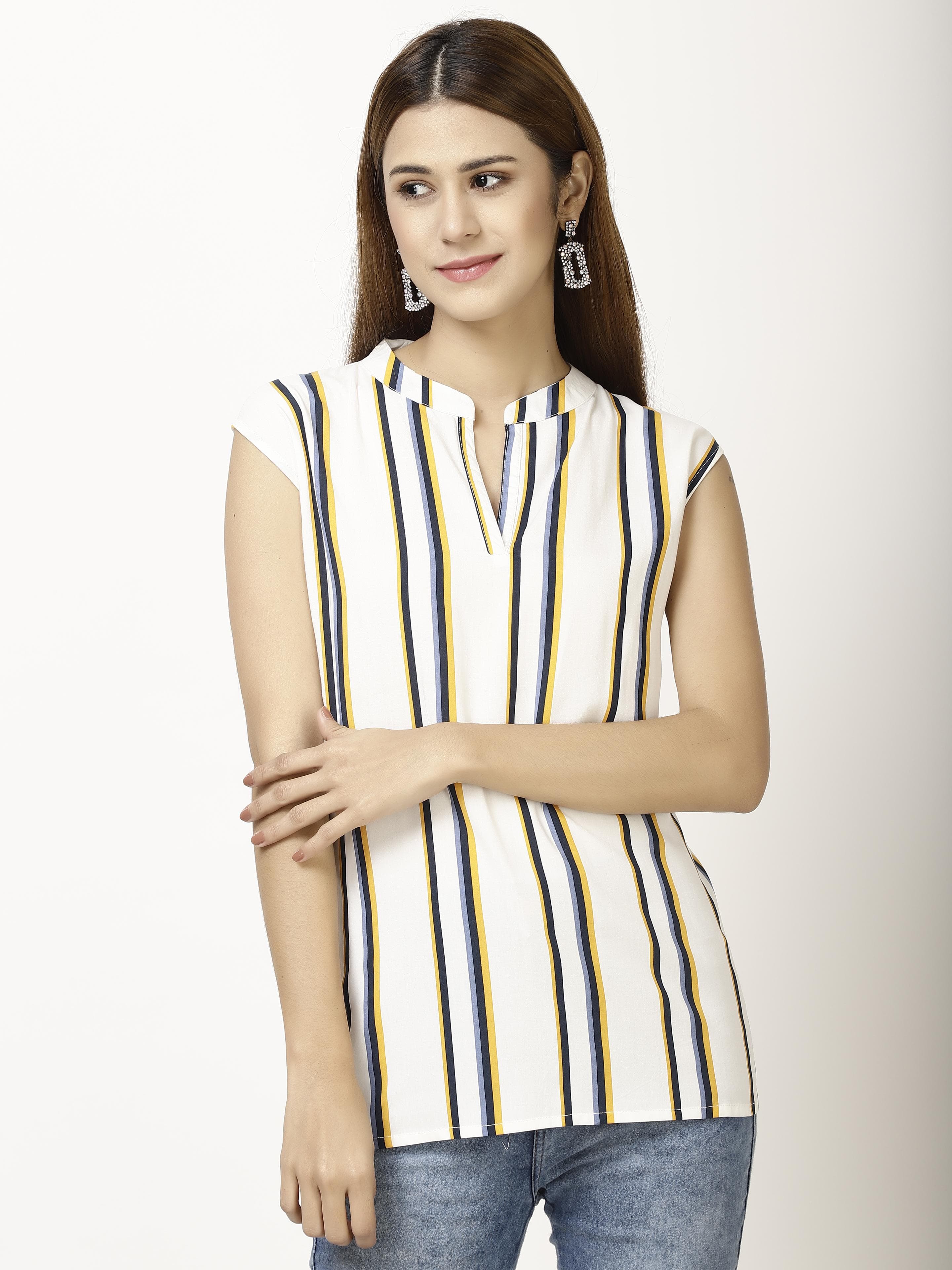 Striped Womens Tops