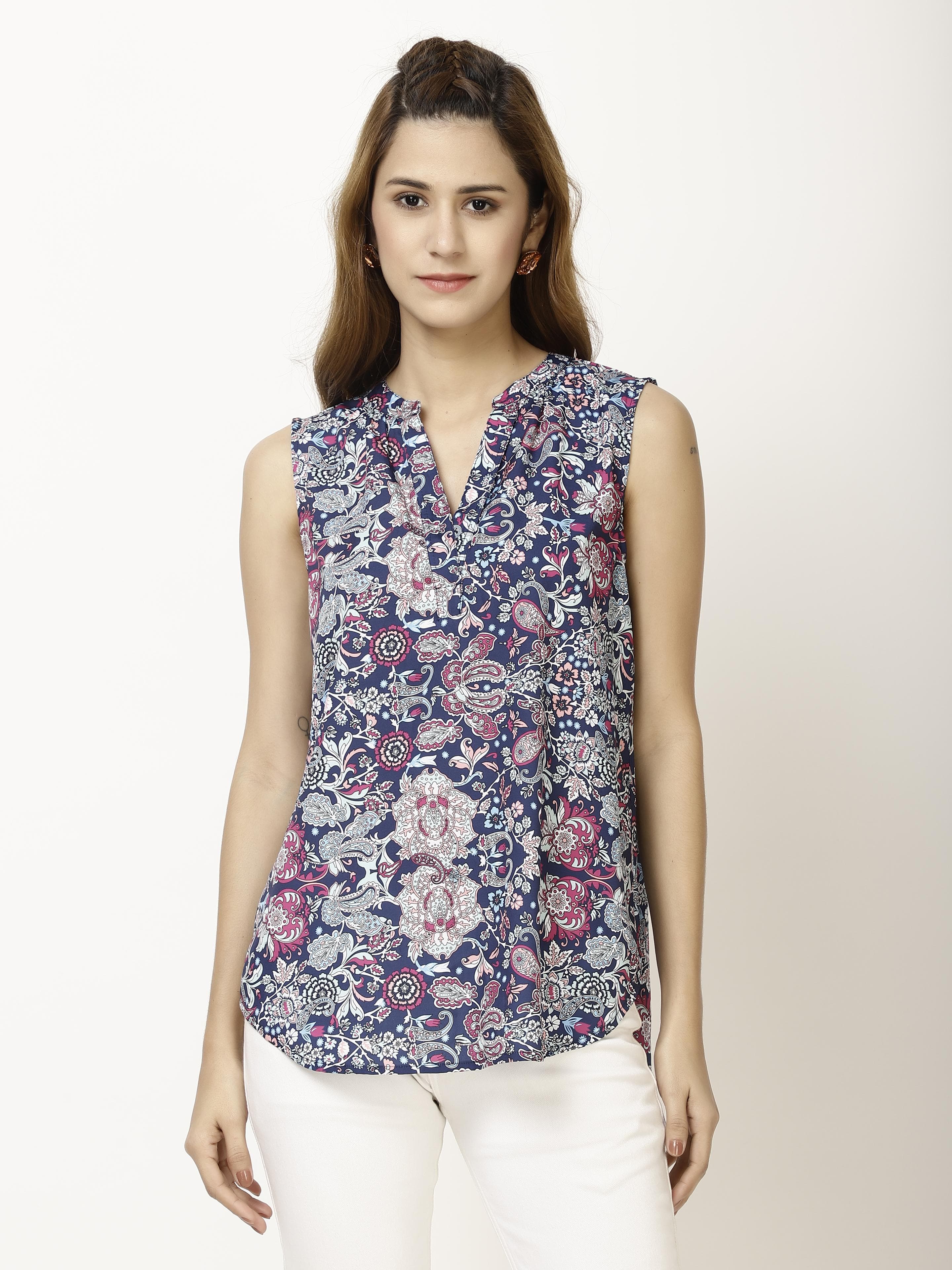 Sleeve less Womens Tops