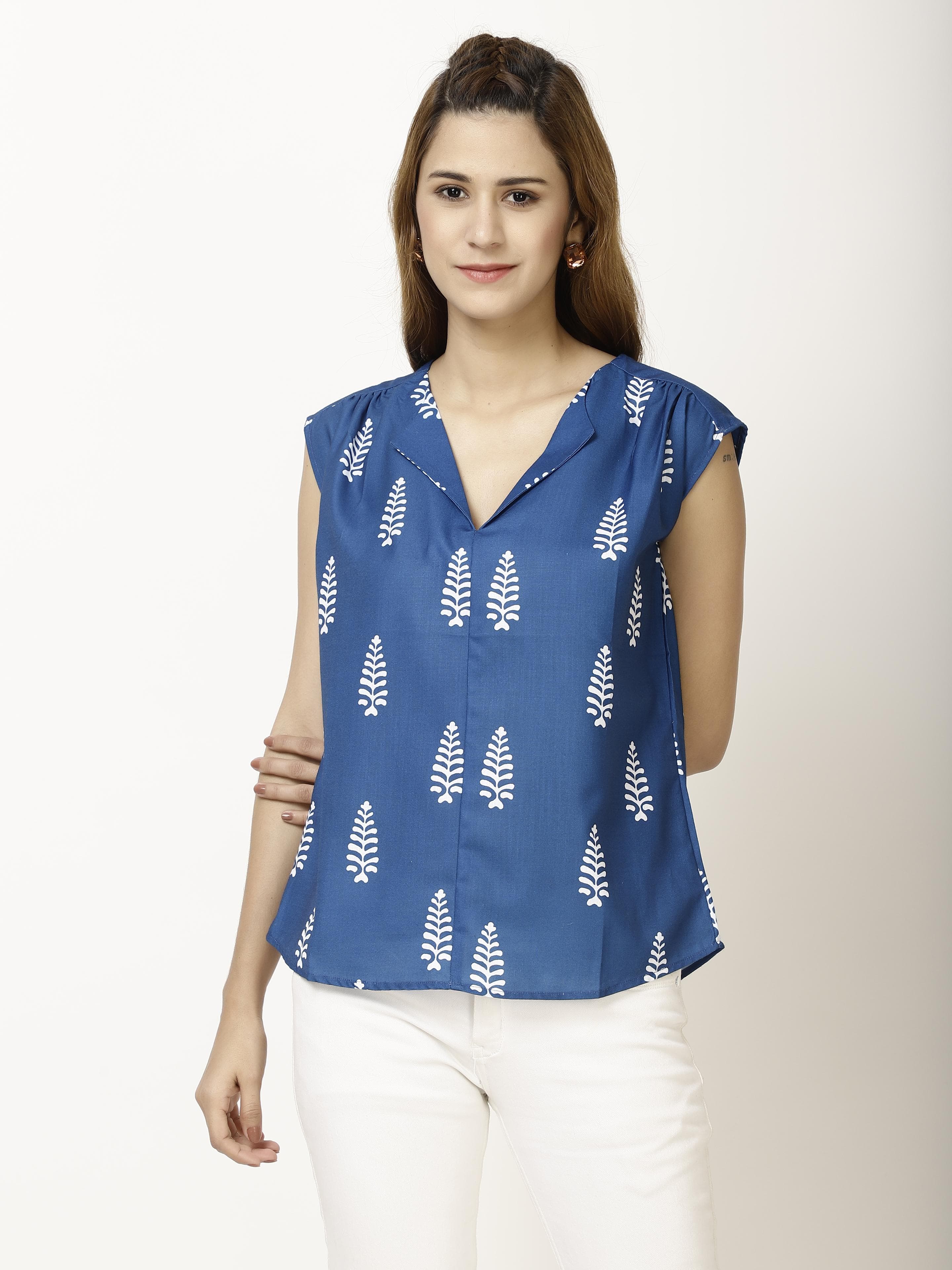 Collar Womens Tops