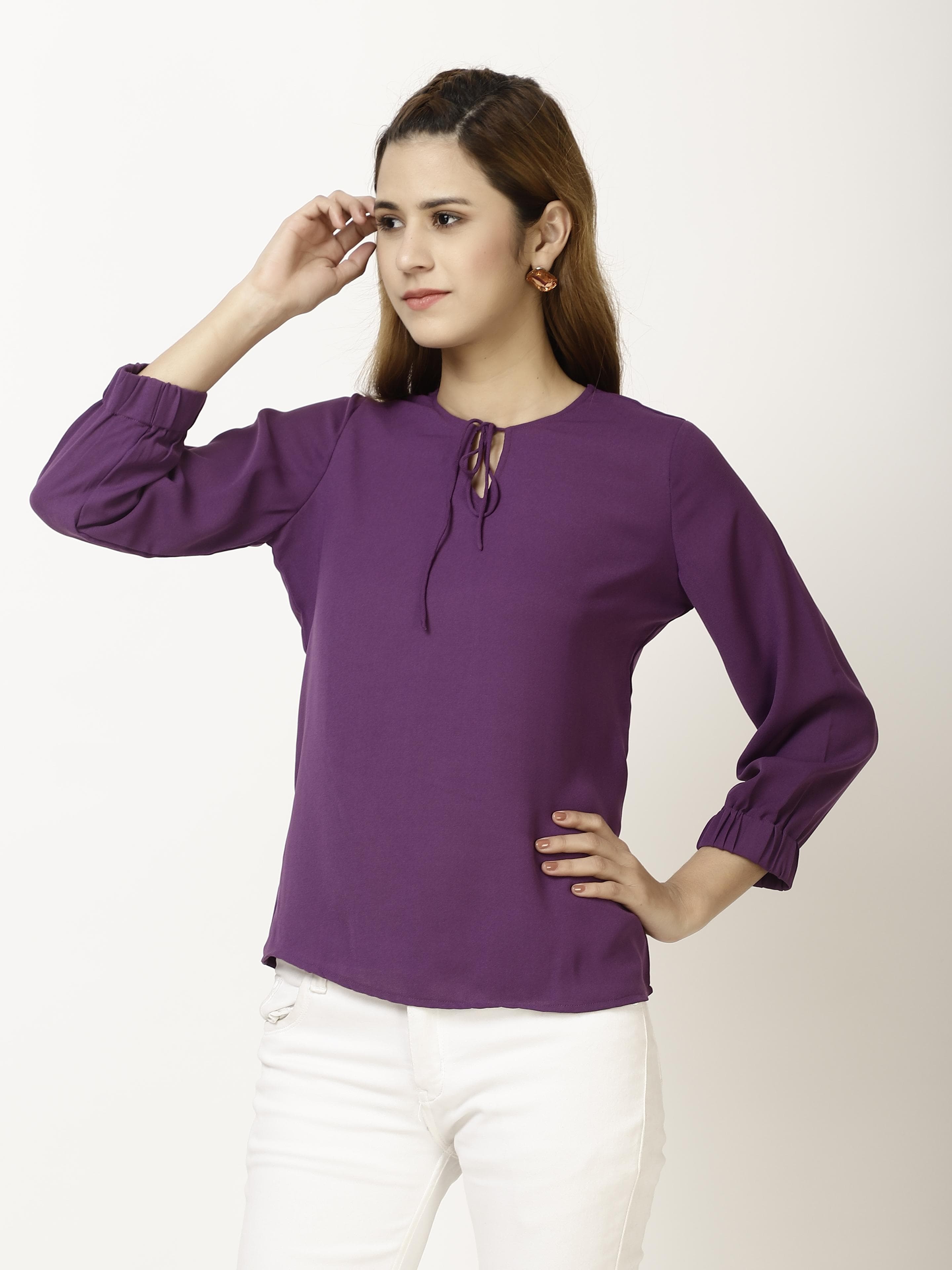 Solid Womens Tops