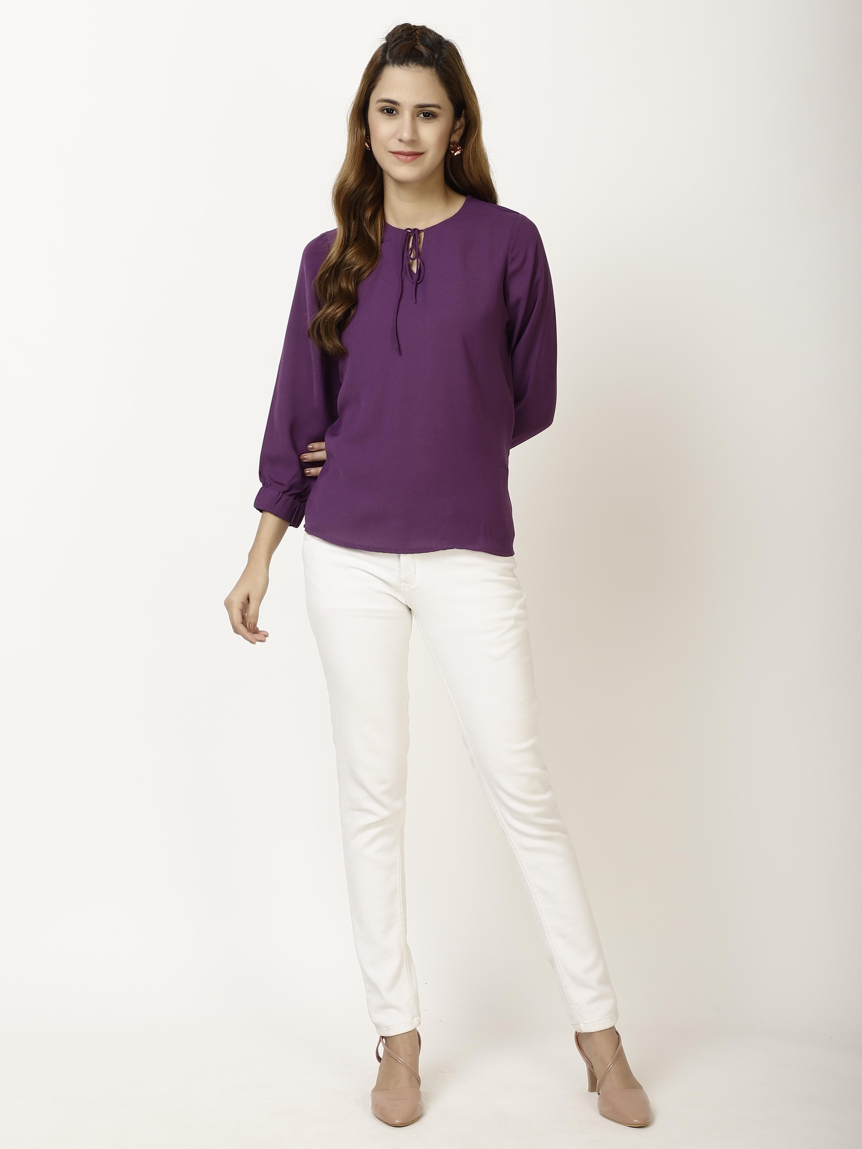 Solid Womens Tops