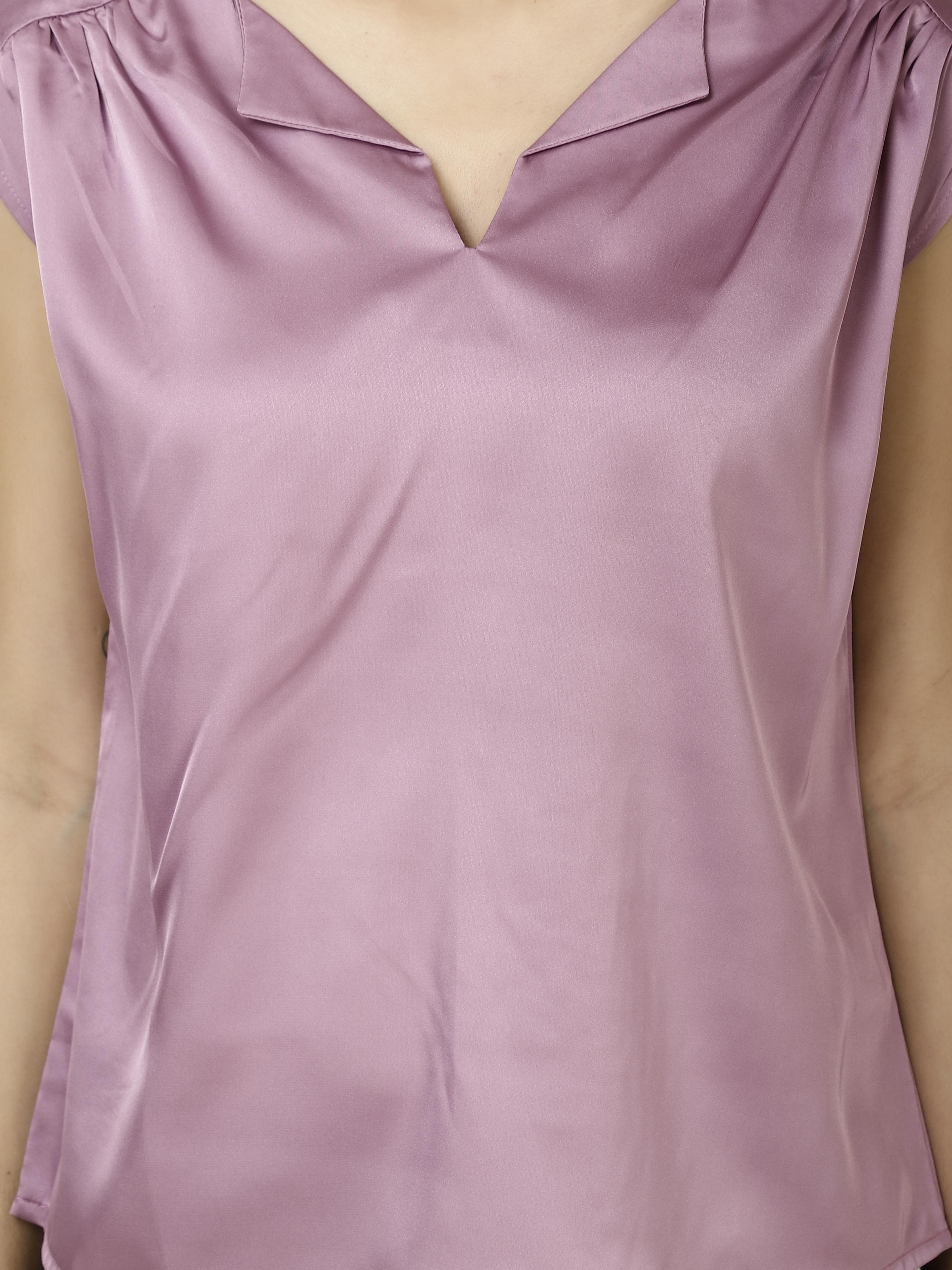 Satin silk Womens Tops
