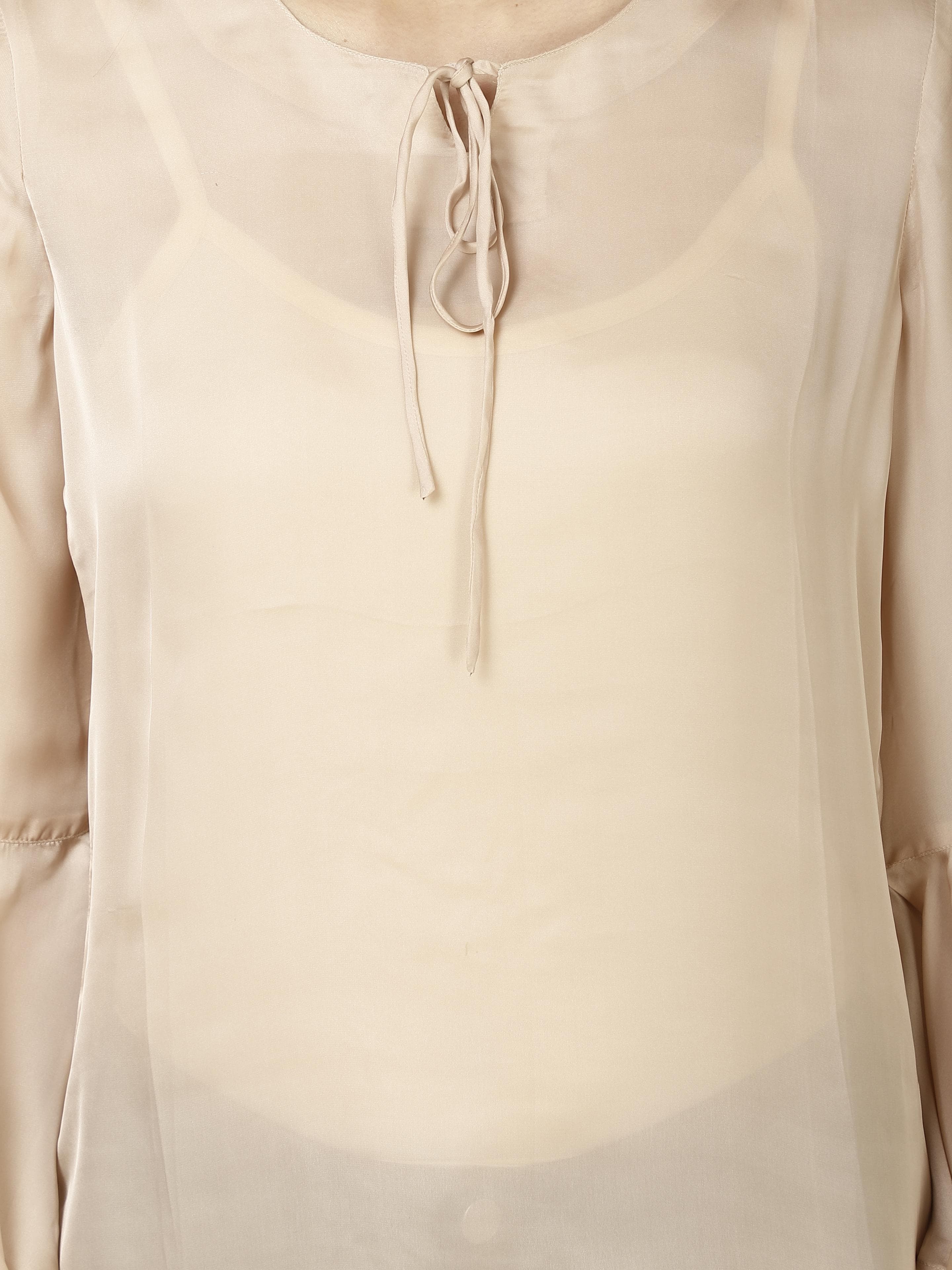 Shimmer flared Sleeve Womens Tops