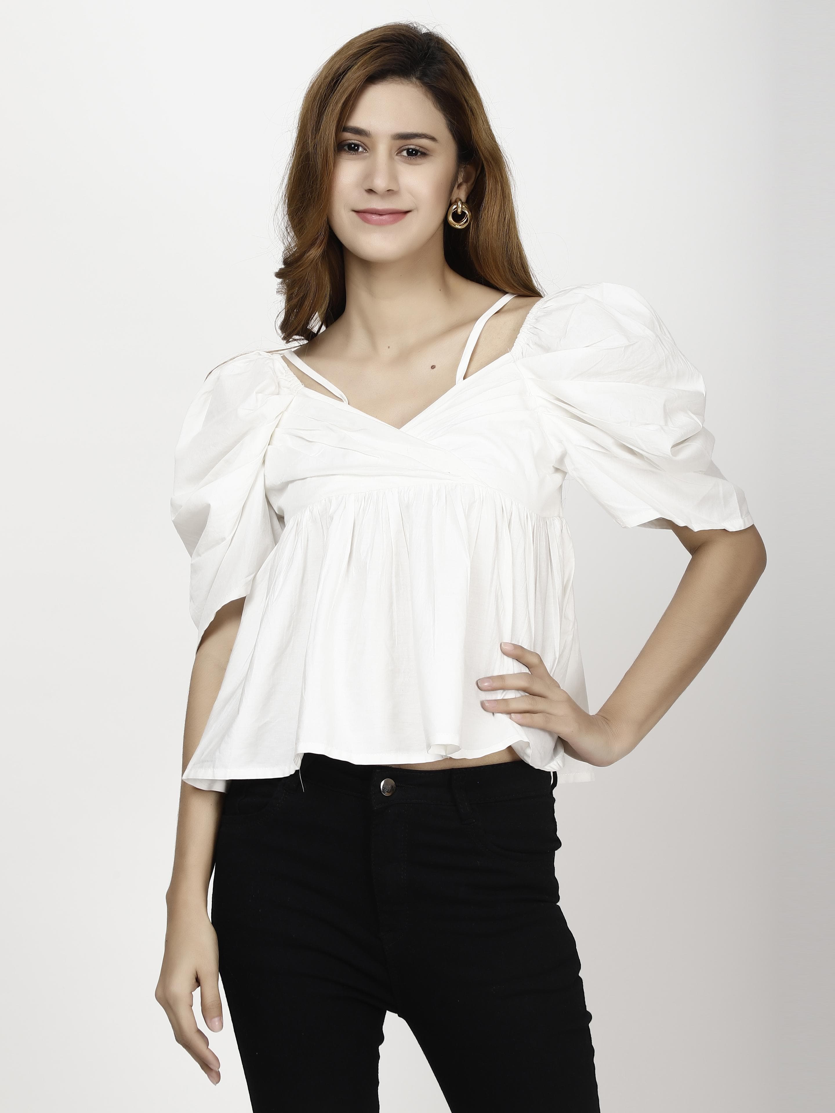 Flared Womens Tops