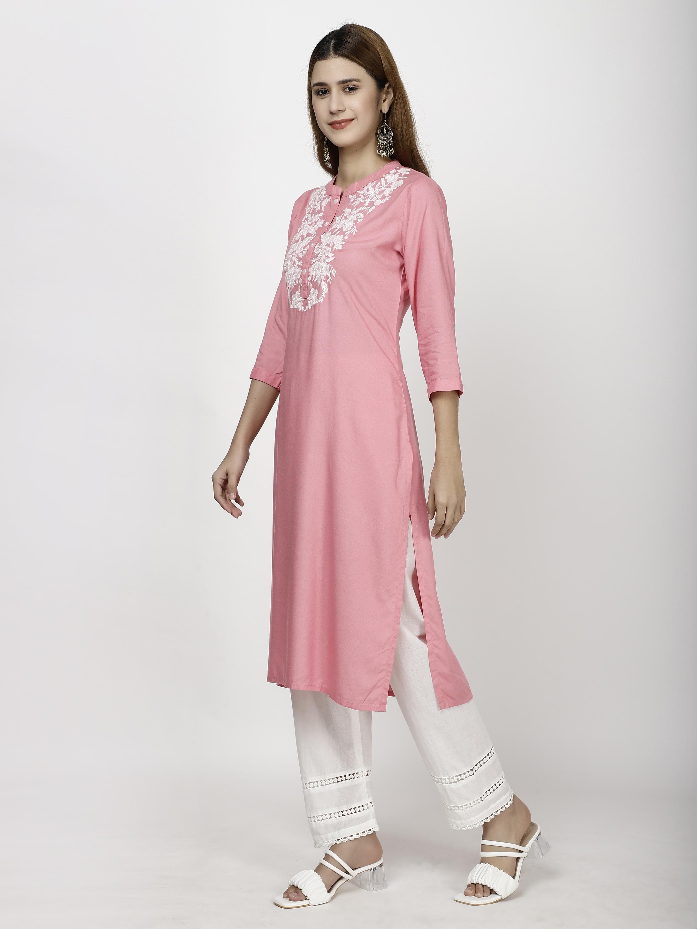 Embroidered Kurtas & Suits