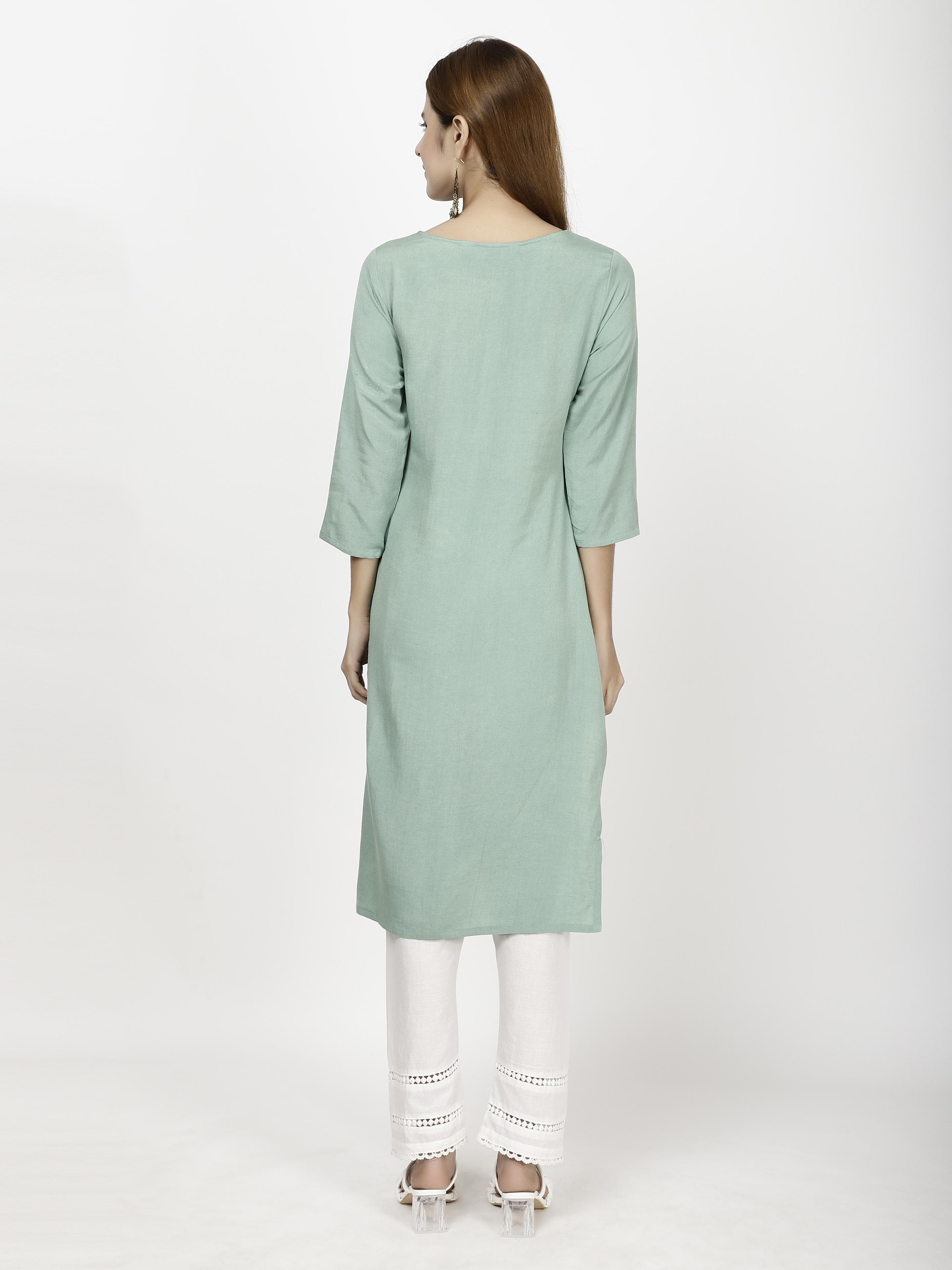Embroidered Kurtas & Suits