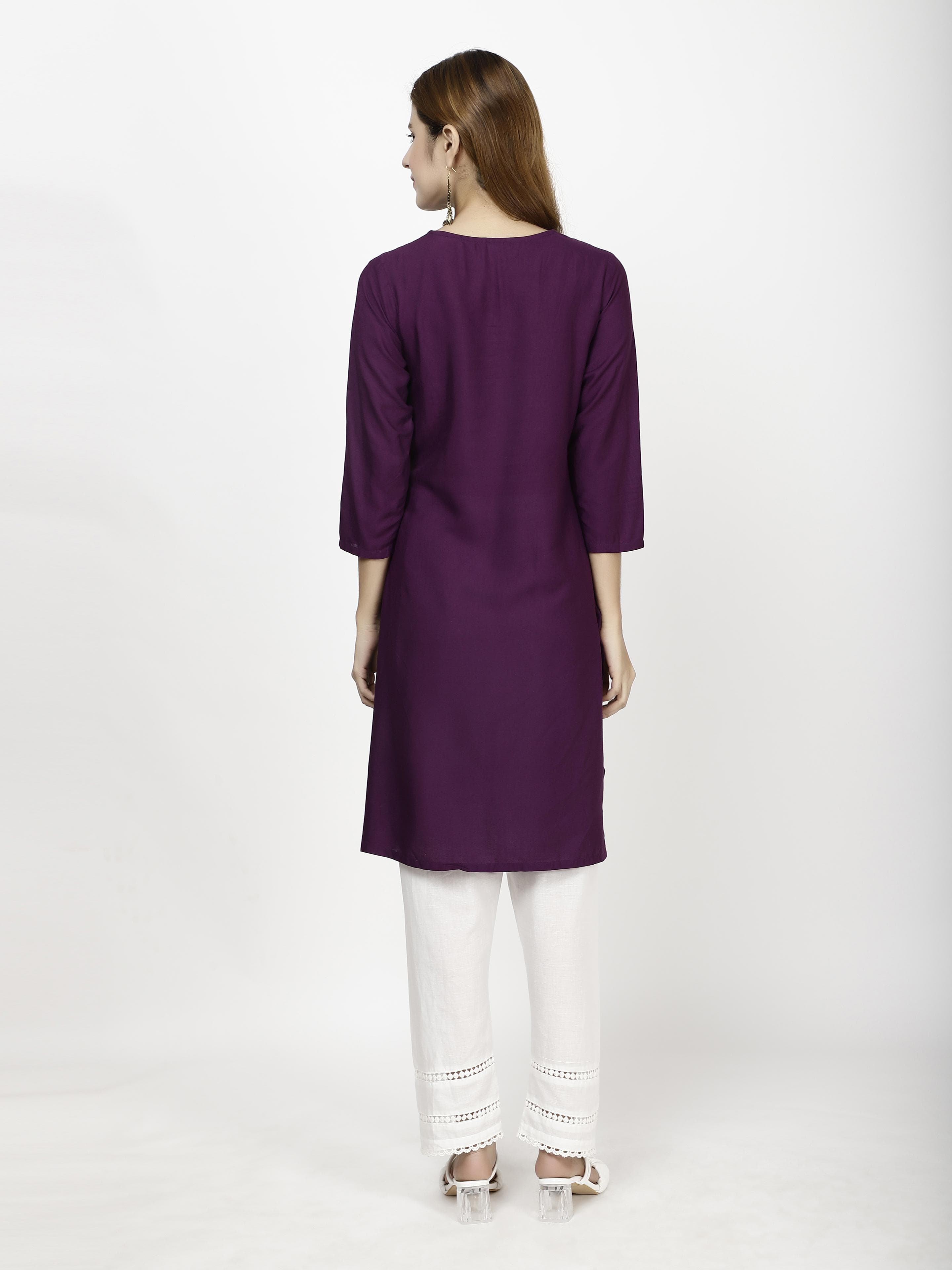 Neck embroidered Kurtas & Suits