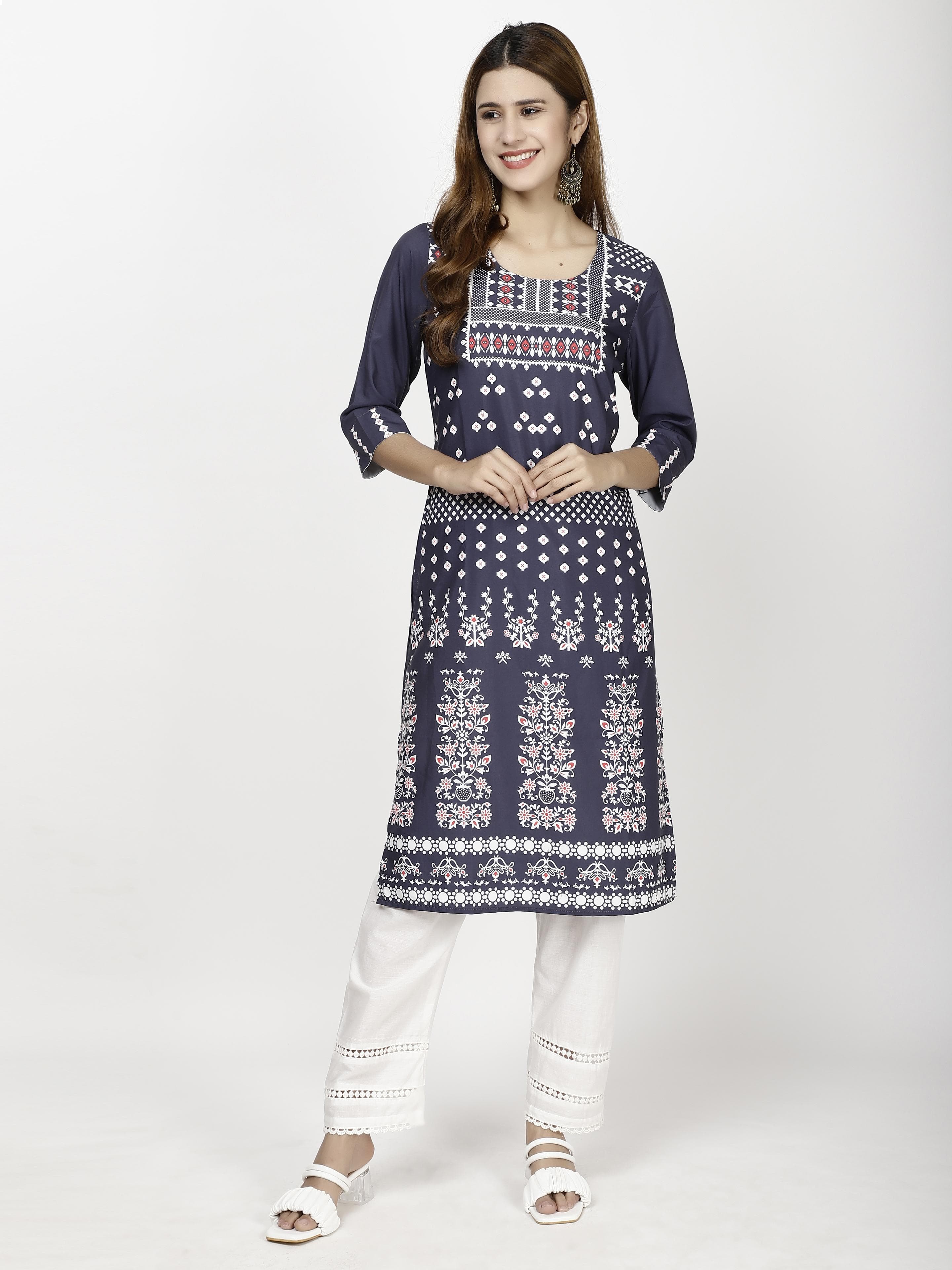3/4th printed Kurtas & Suits