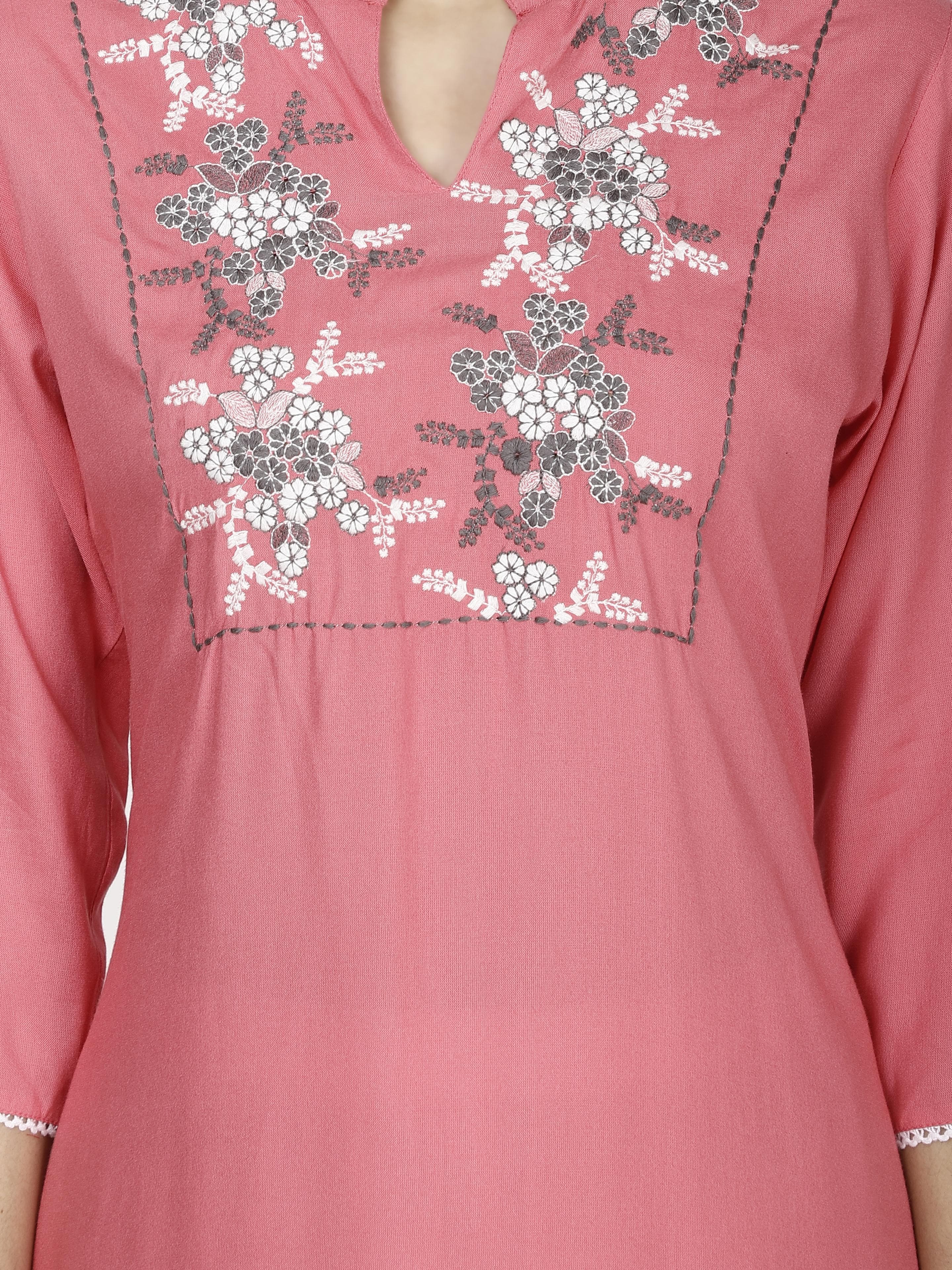 Embroidered Kurtas & Suits