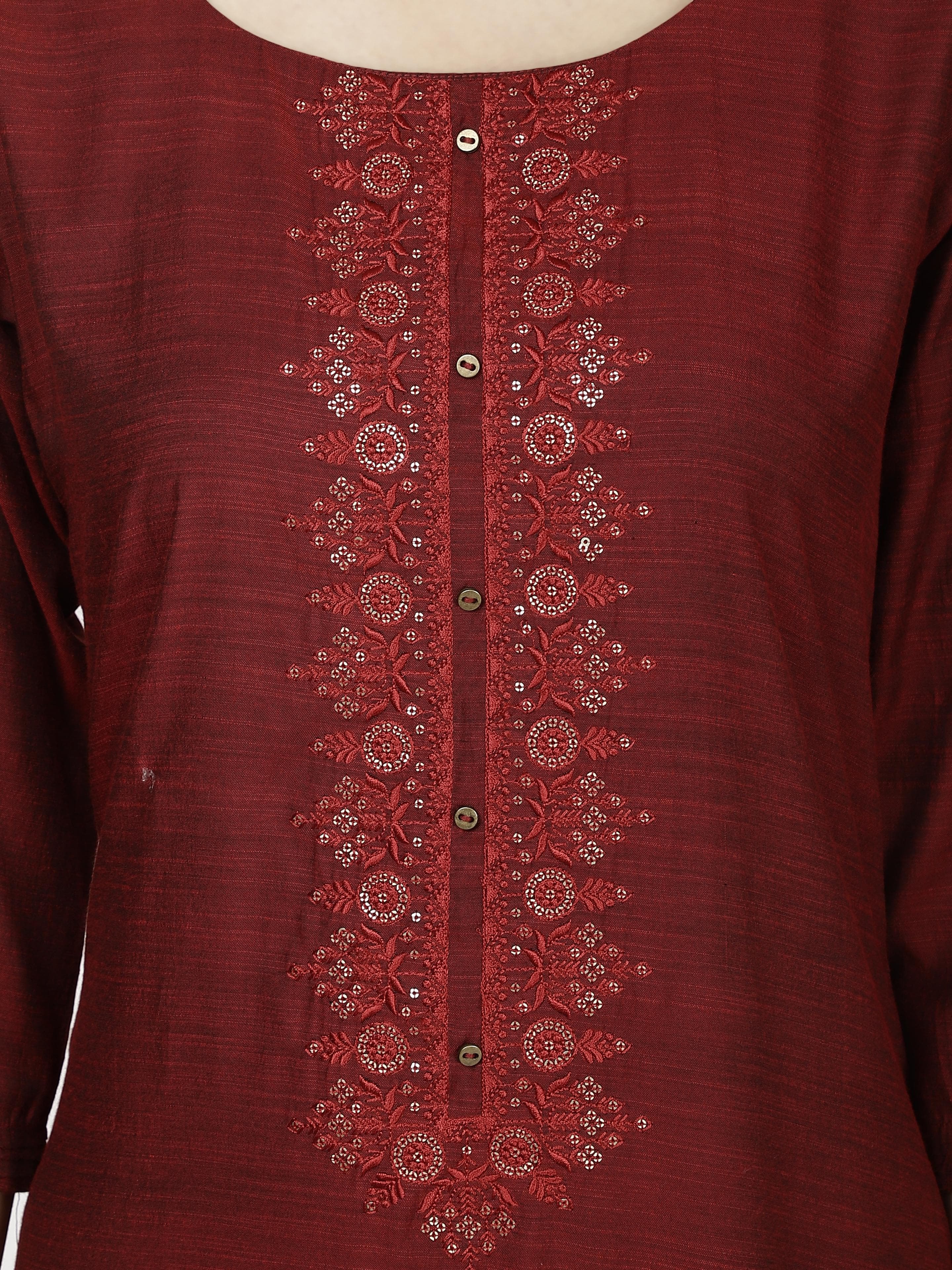 Cotton slub Kurtas & Suits