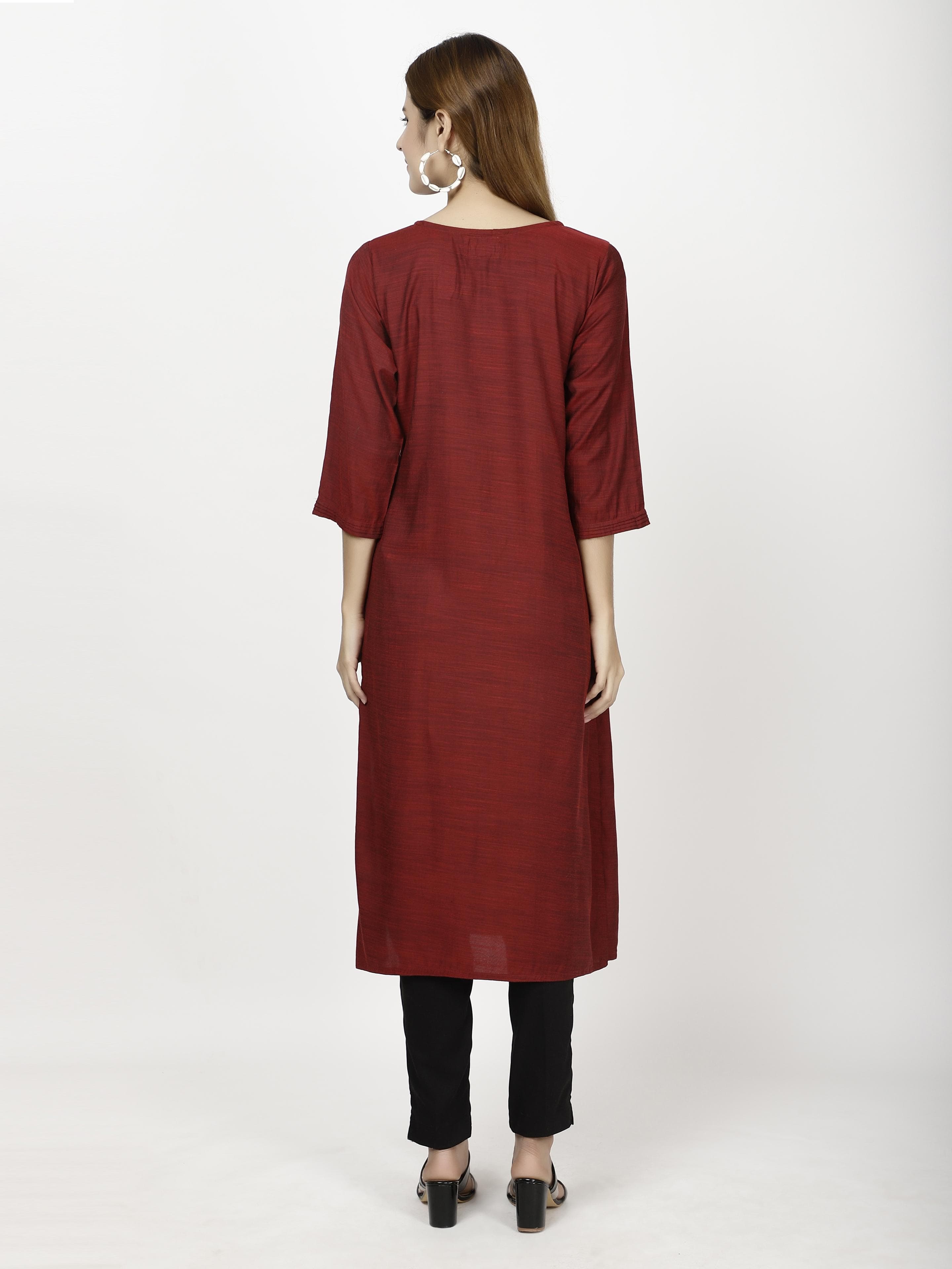 Cotton slub Kurtas & Suits