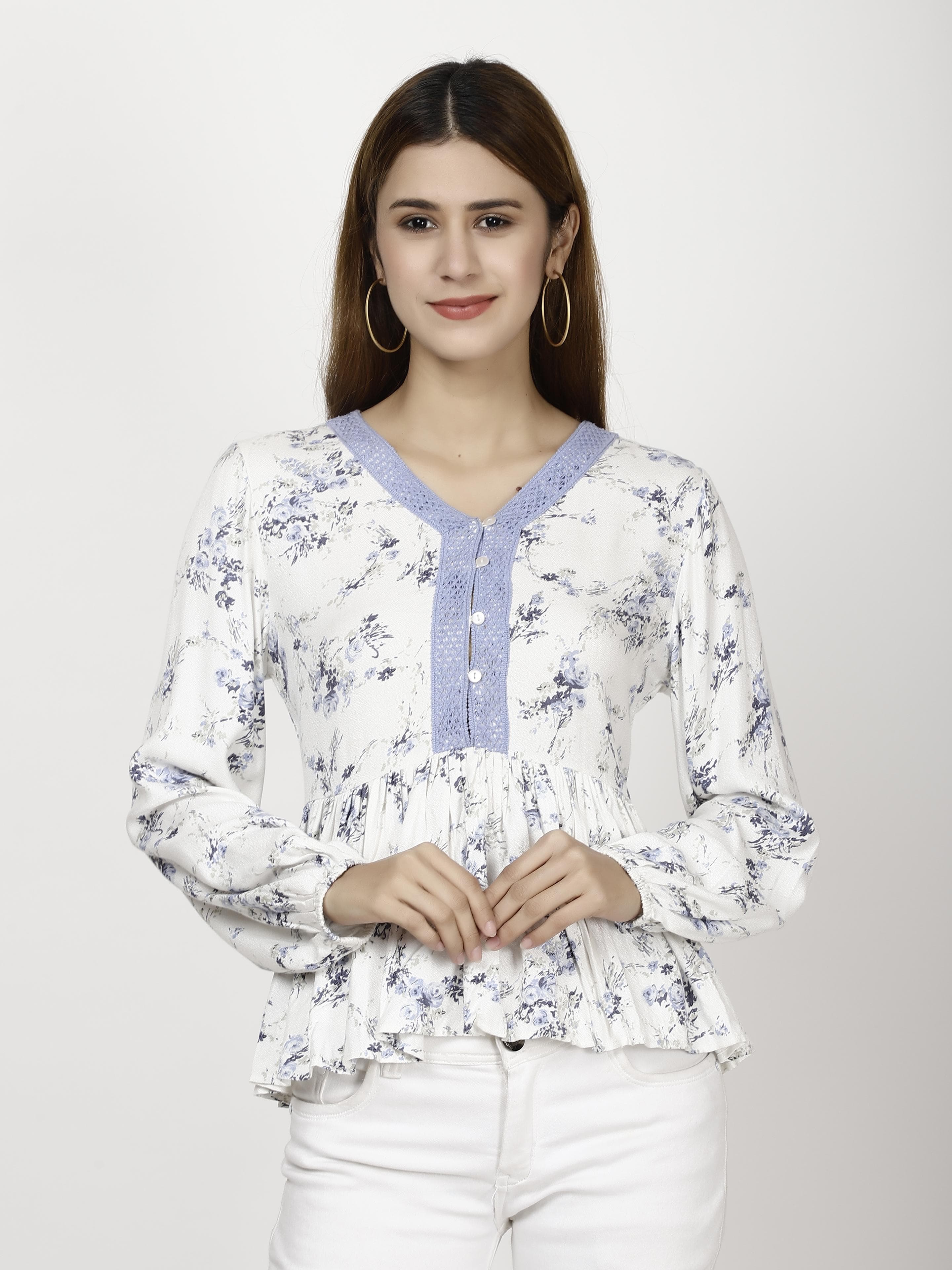 Flared Womens Tops