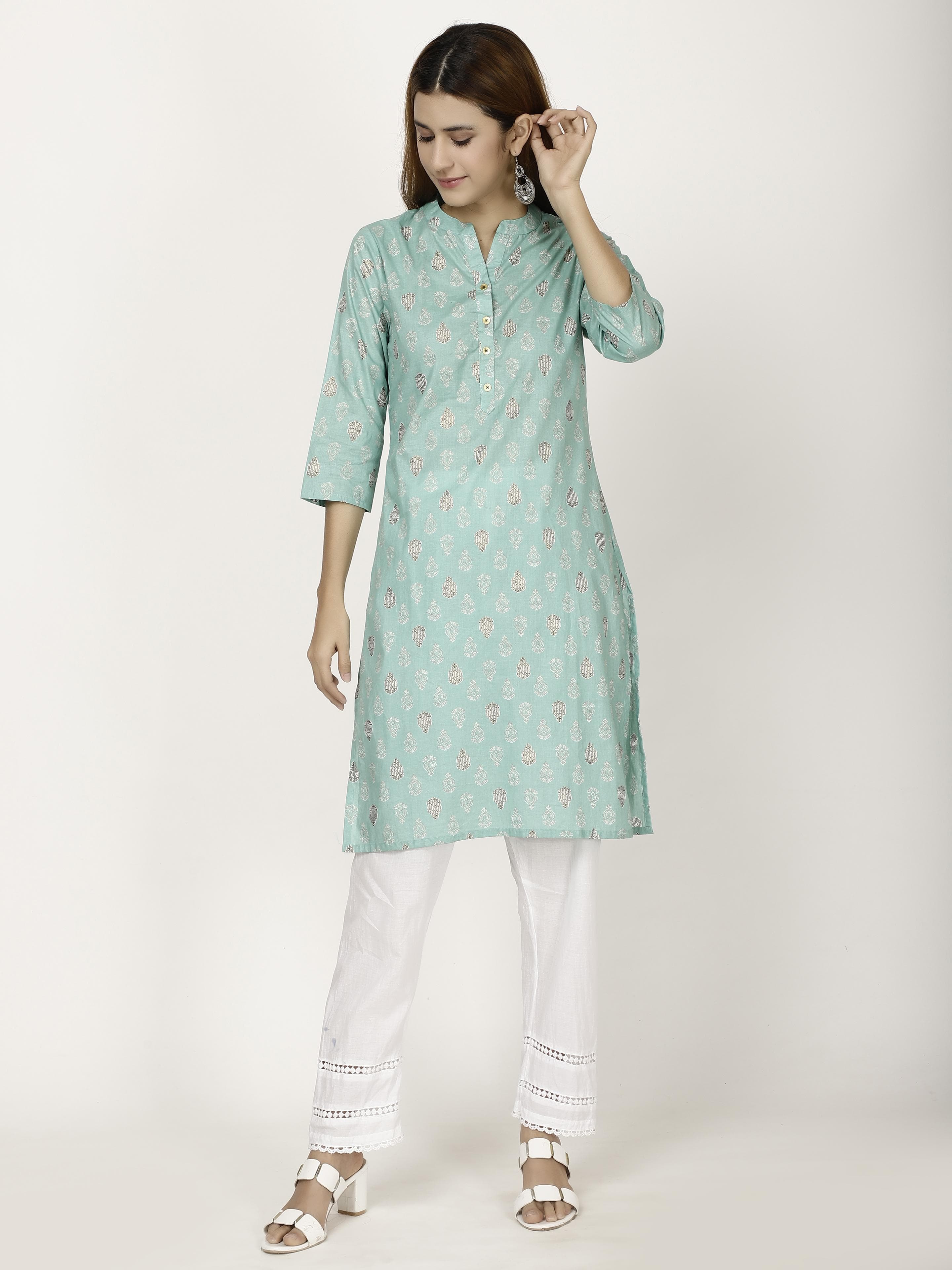 Front placket Kurta