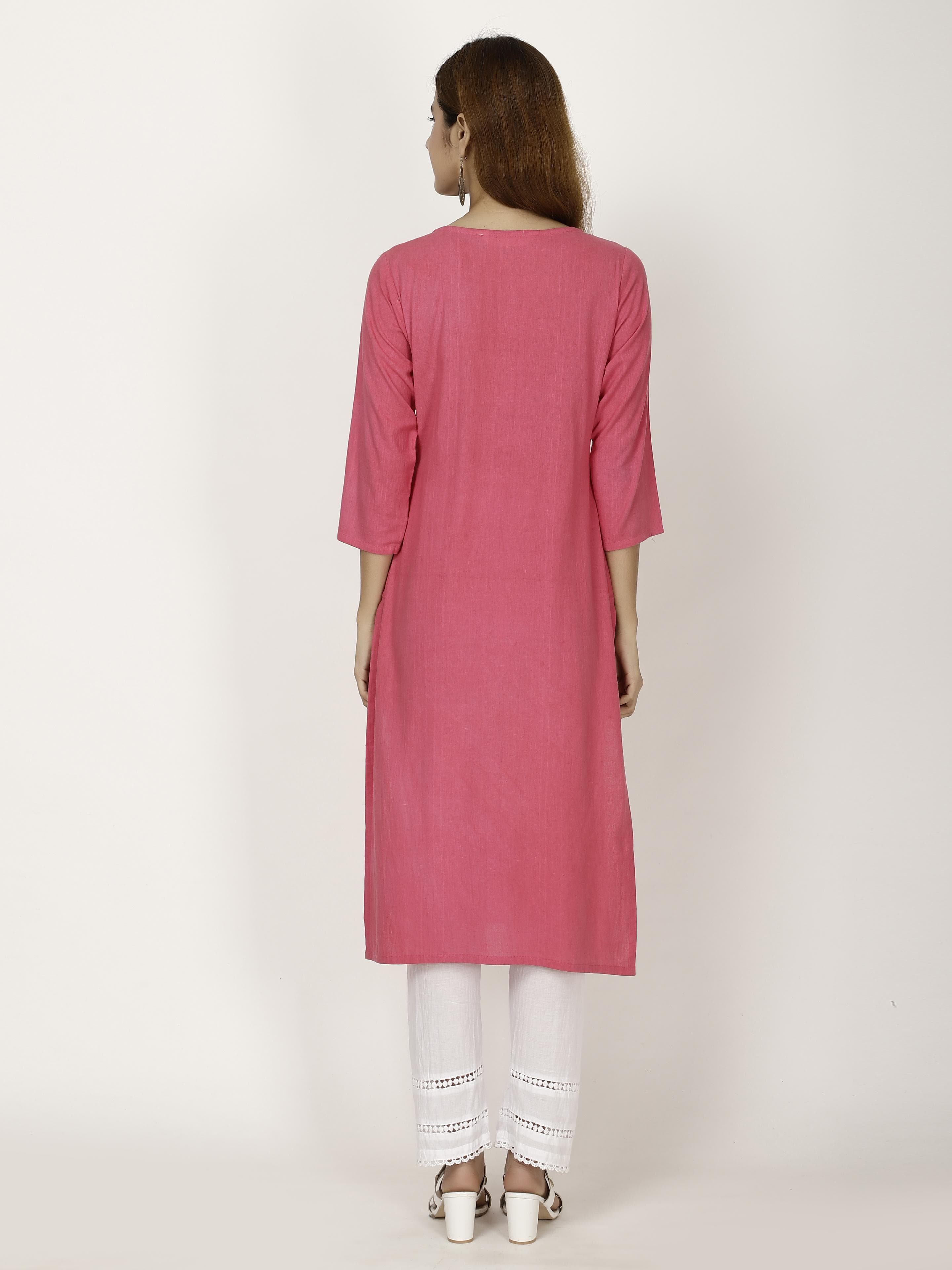 Pink Kurta