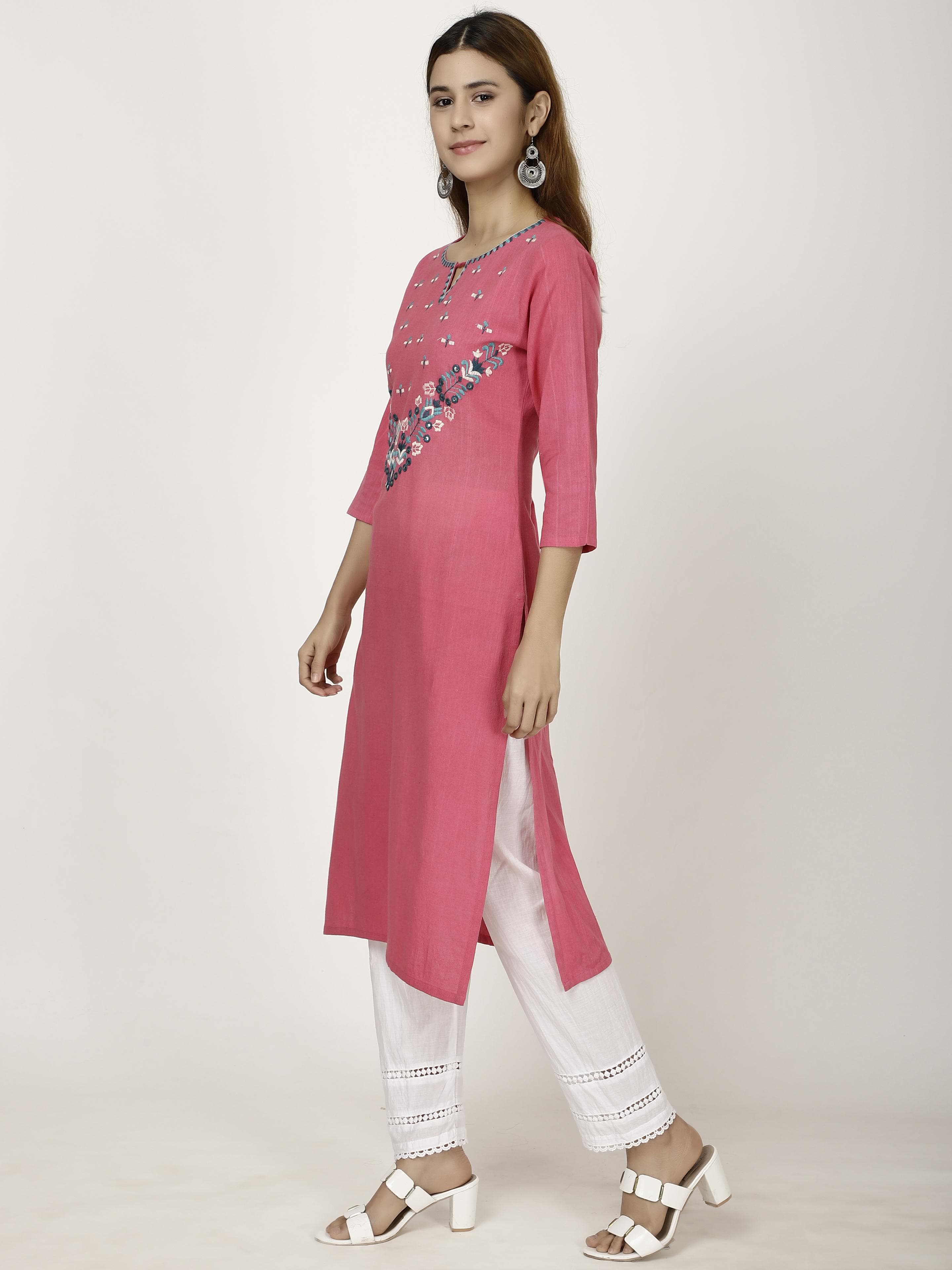 Pink Kurta