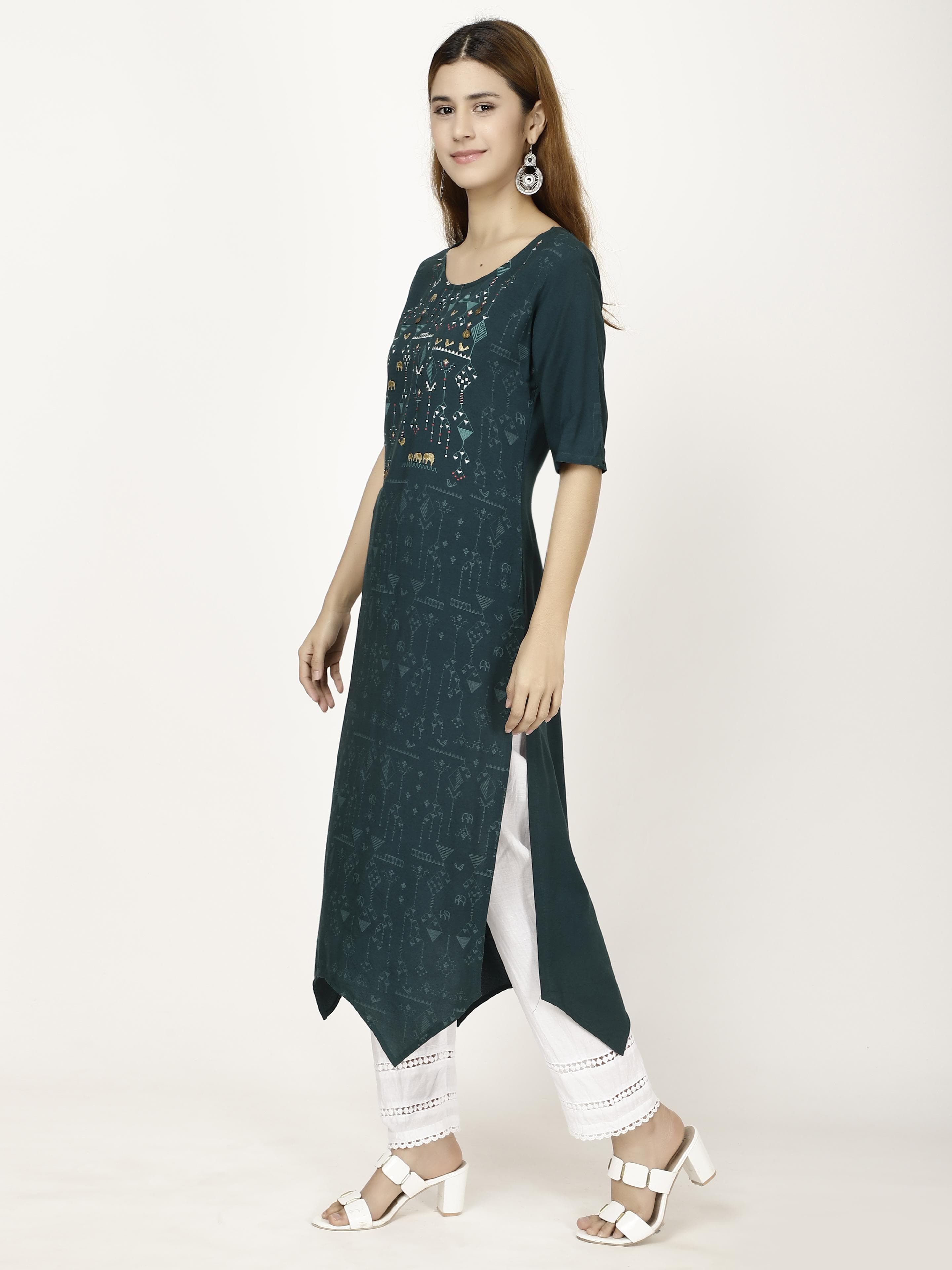 Elbow sleeve Kurta