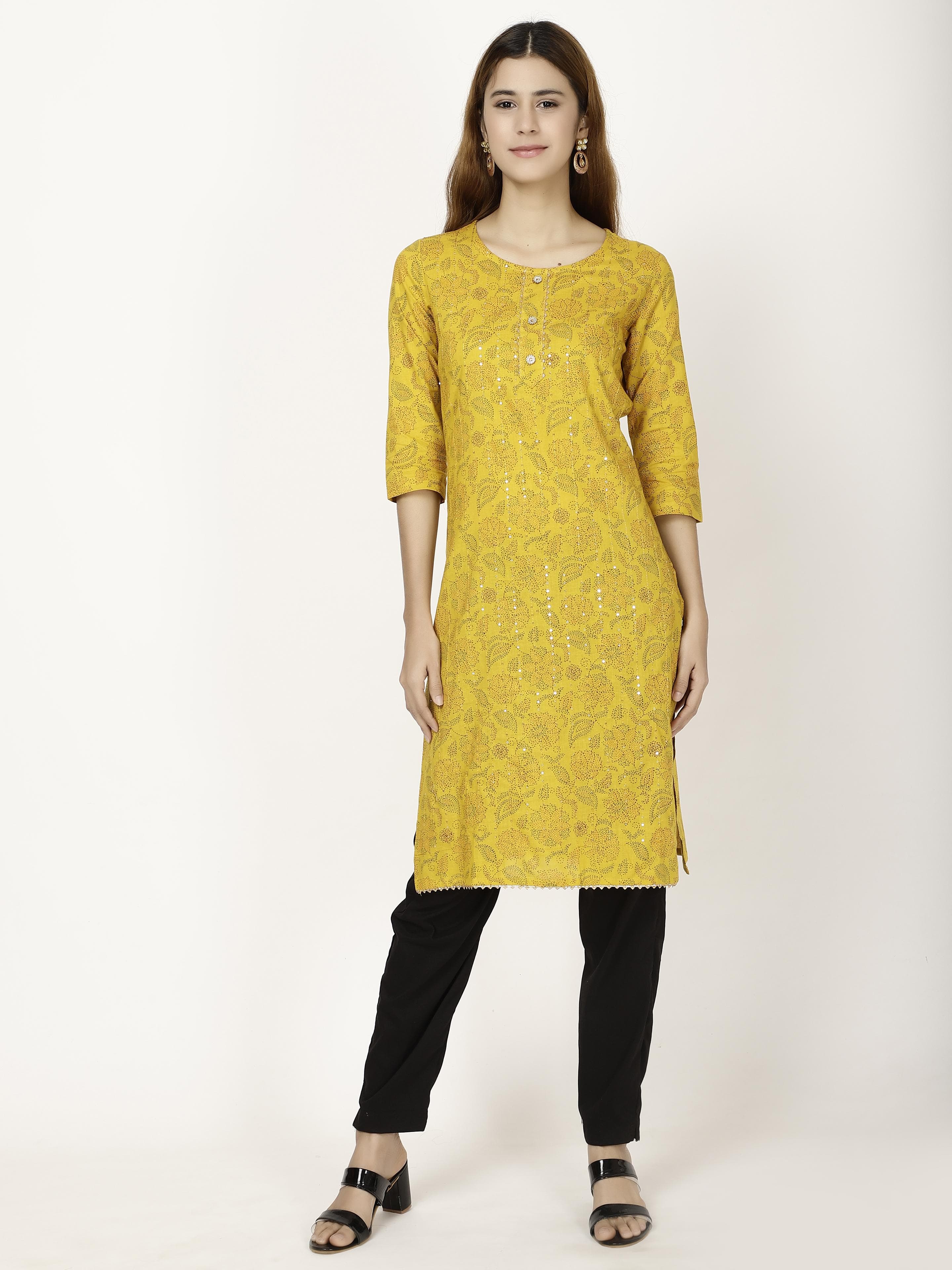 Straight fit kurta
