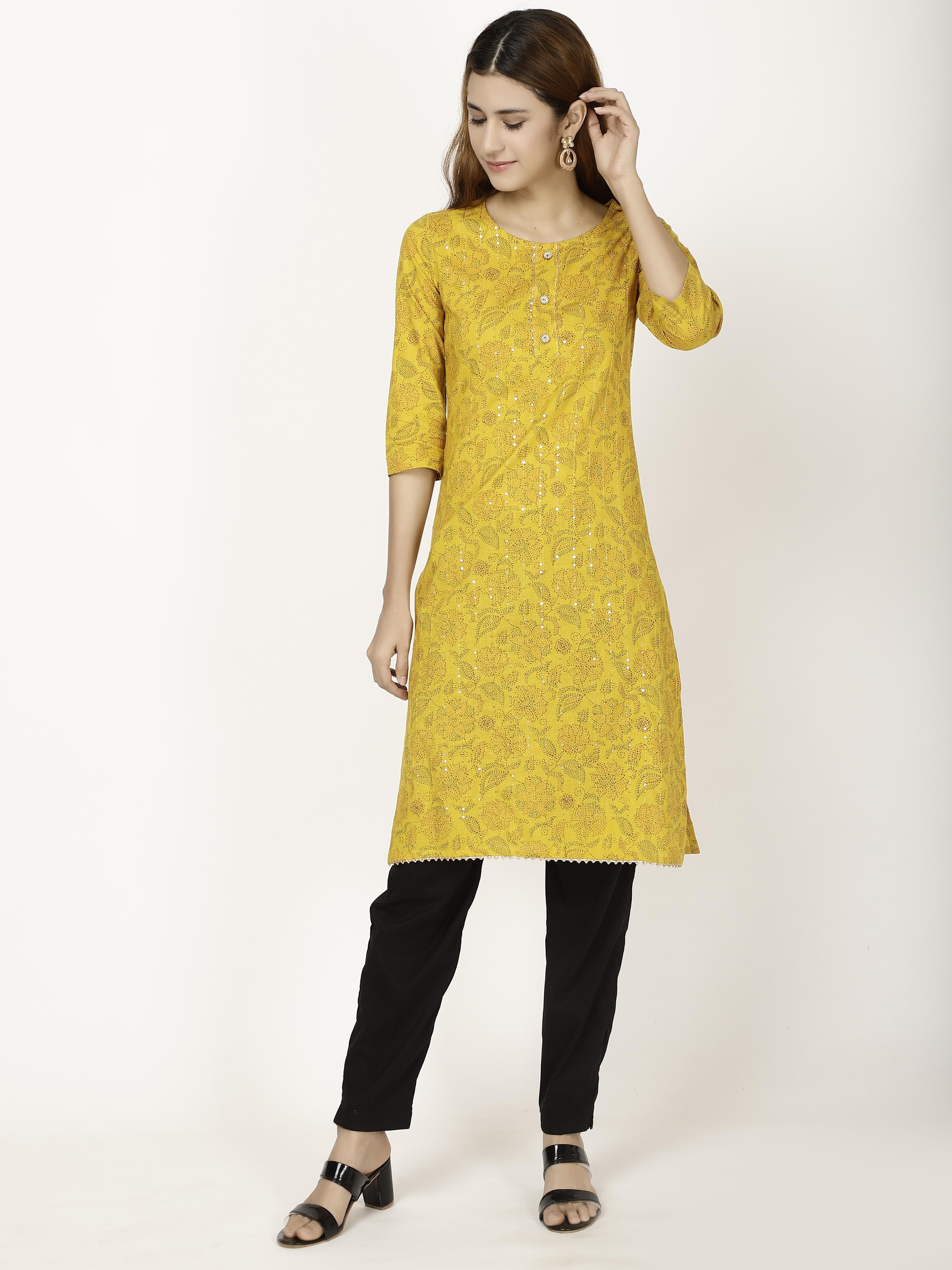 Straight fit kurta