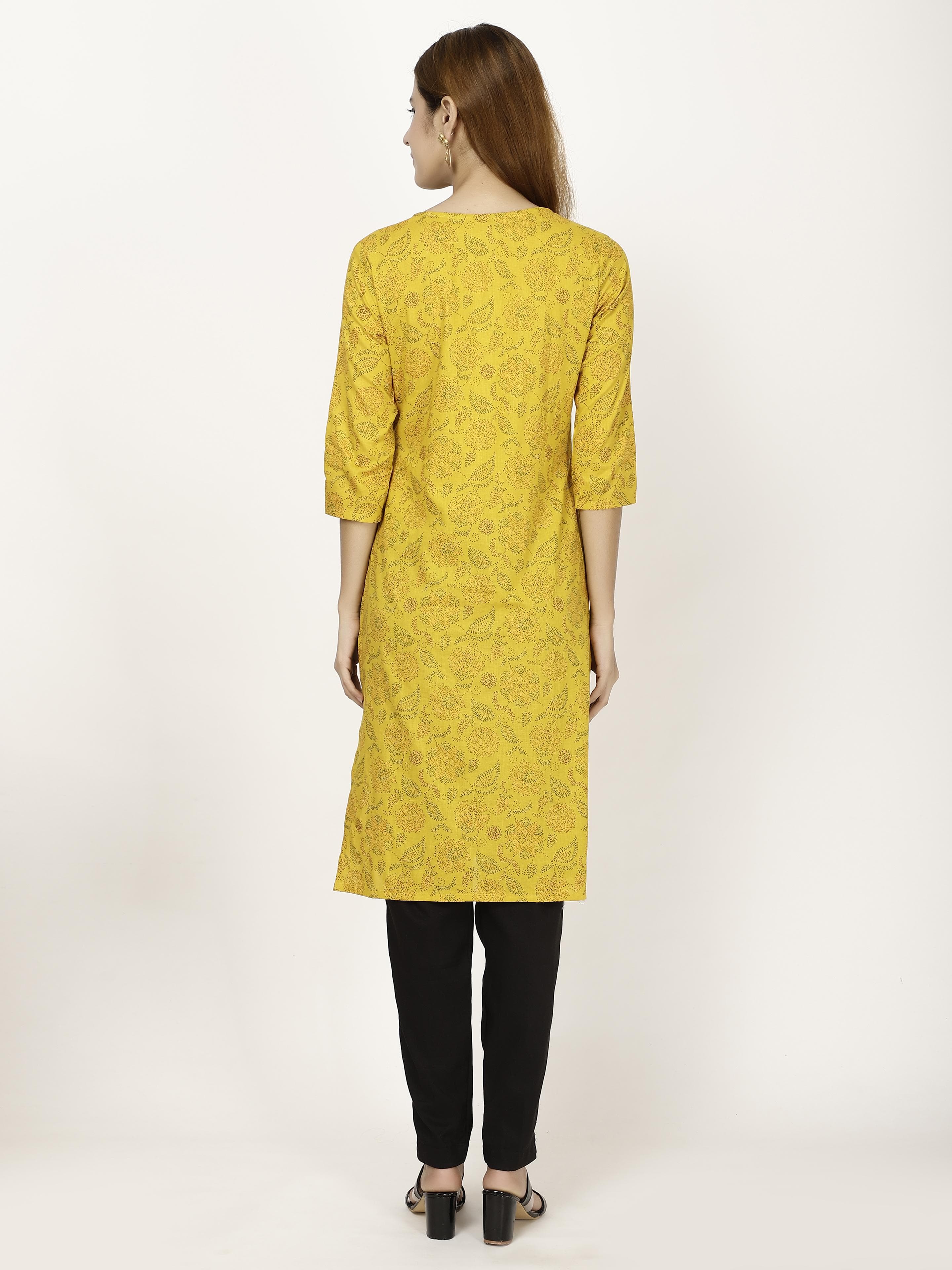 Straight fit kurta