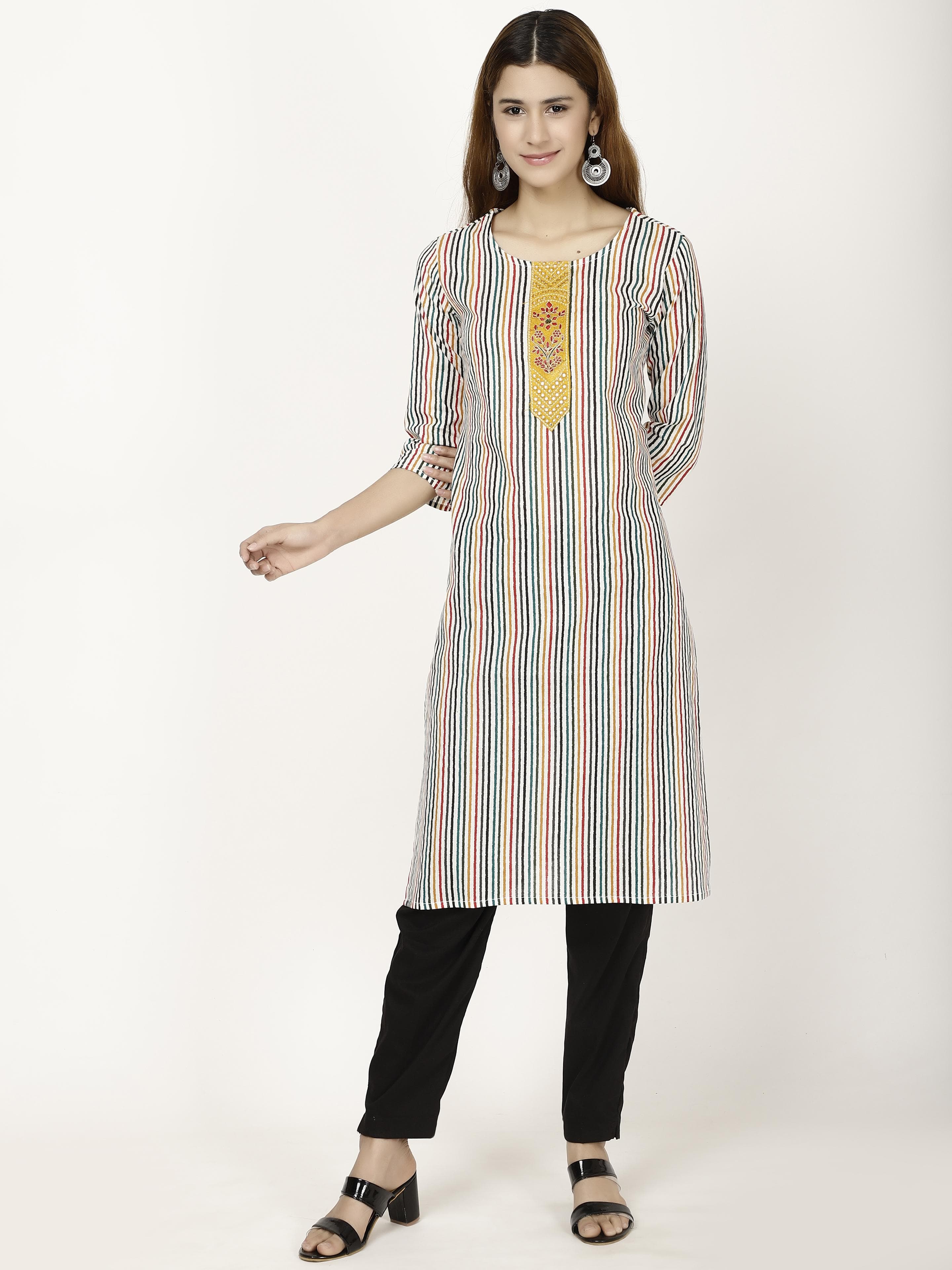 Striped kurta