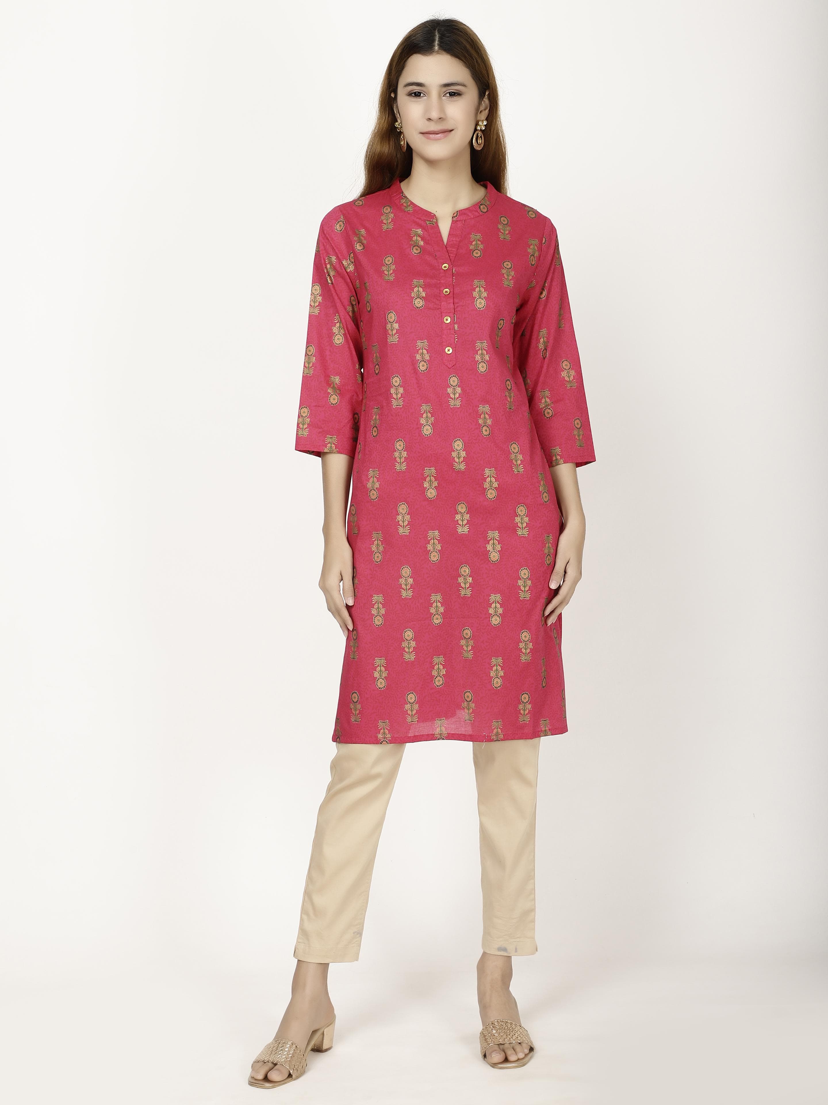Straight fit kurta