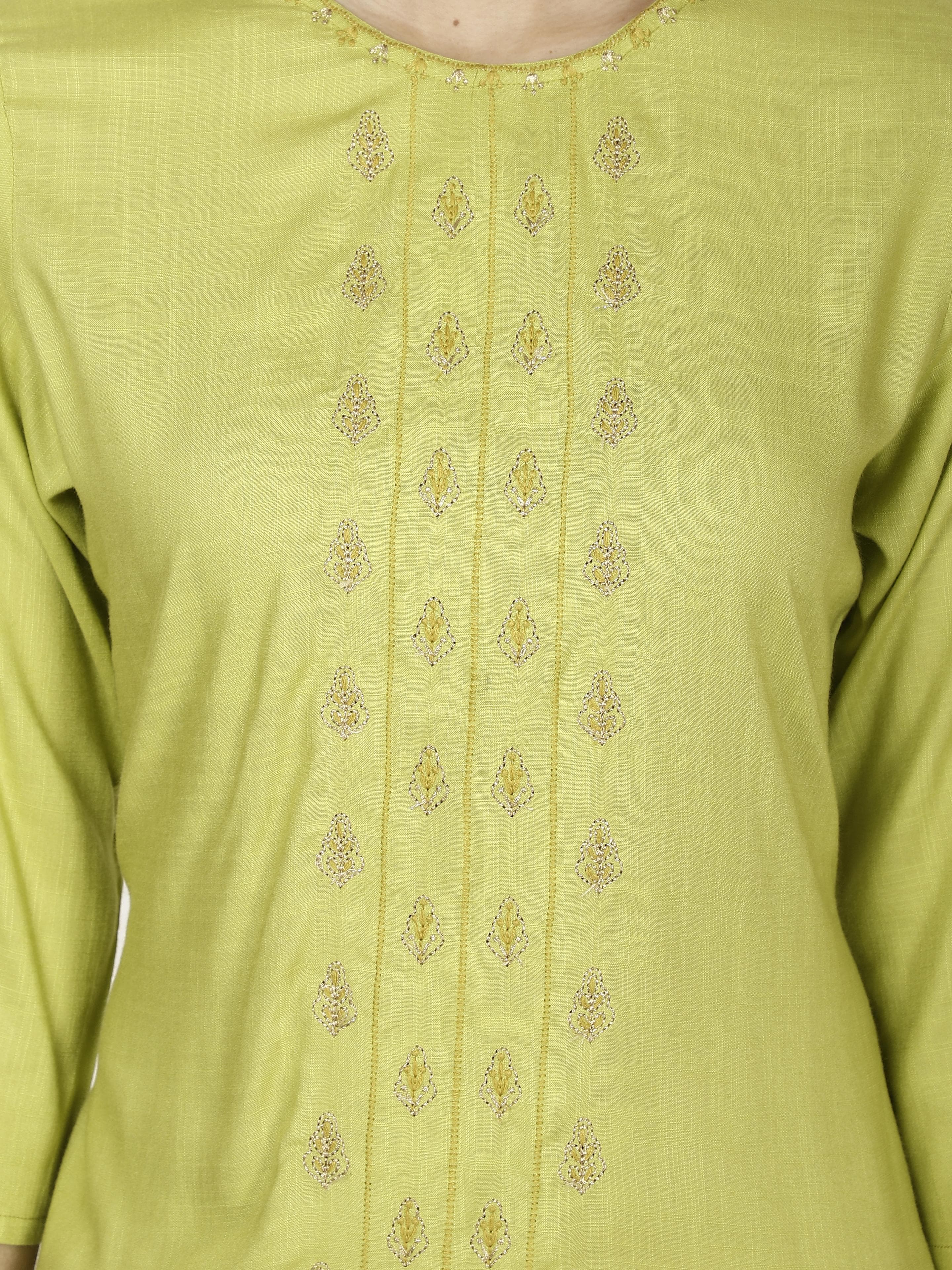 Front embroidered Kurta