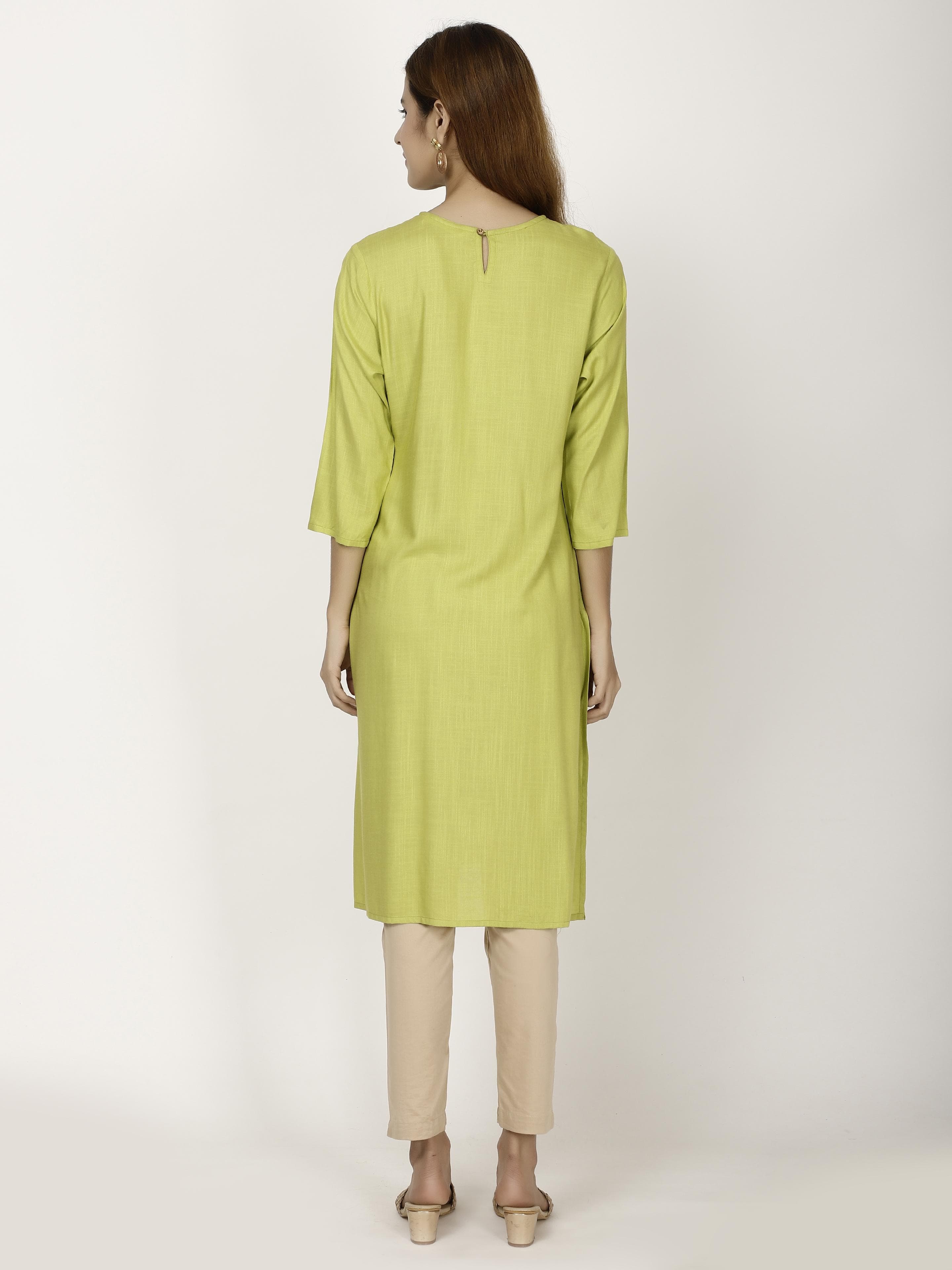 Front embroidered Kurta
