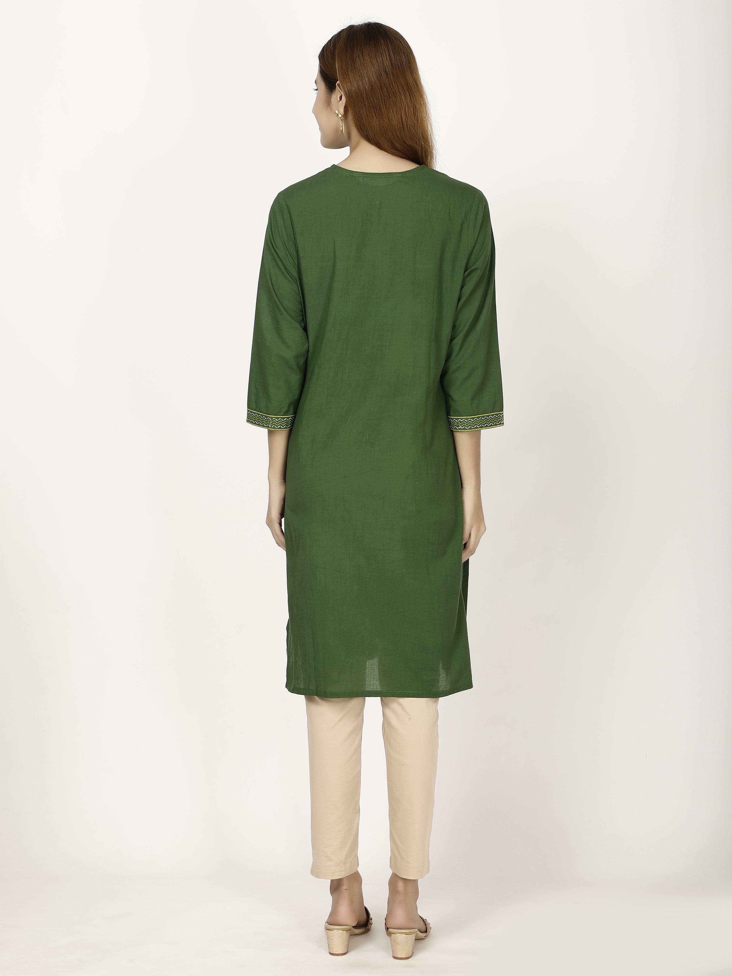 Mirror work kurta