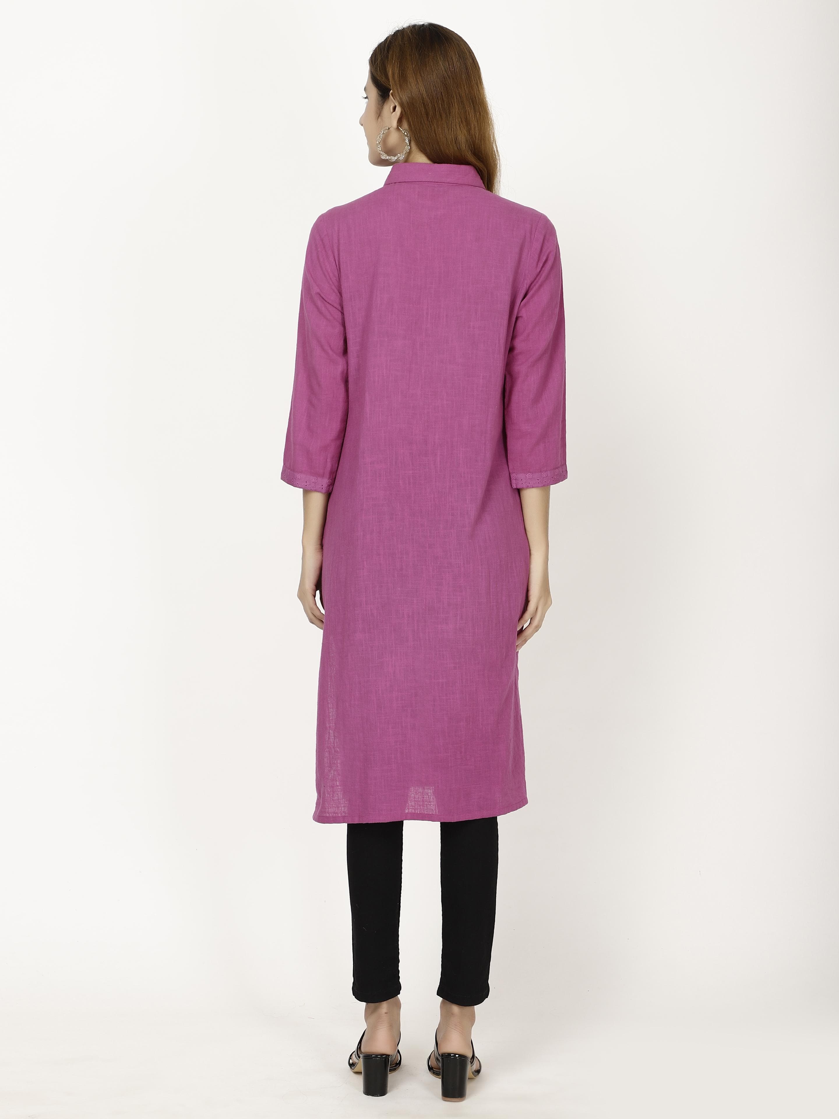Cotton A-line Kurta