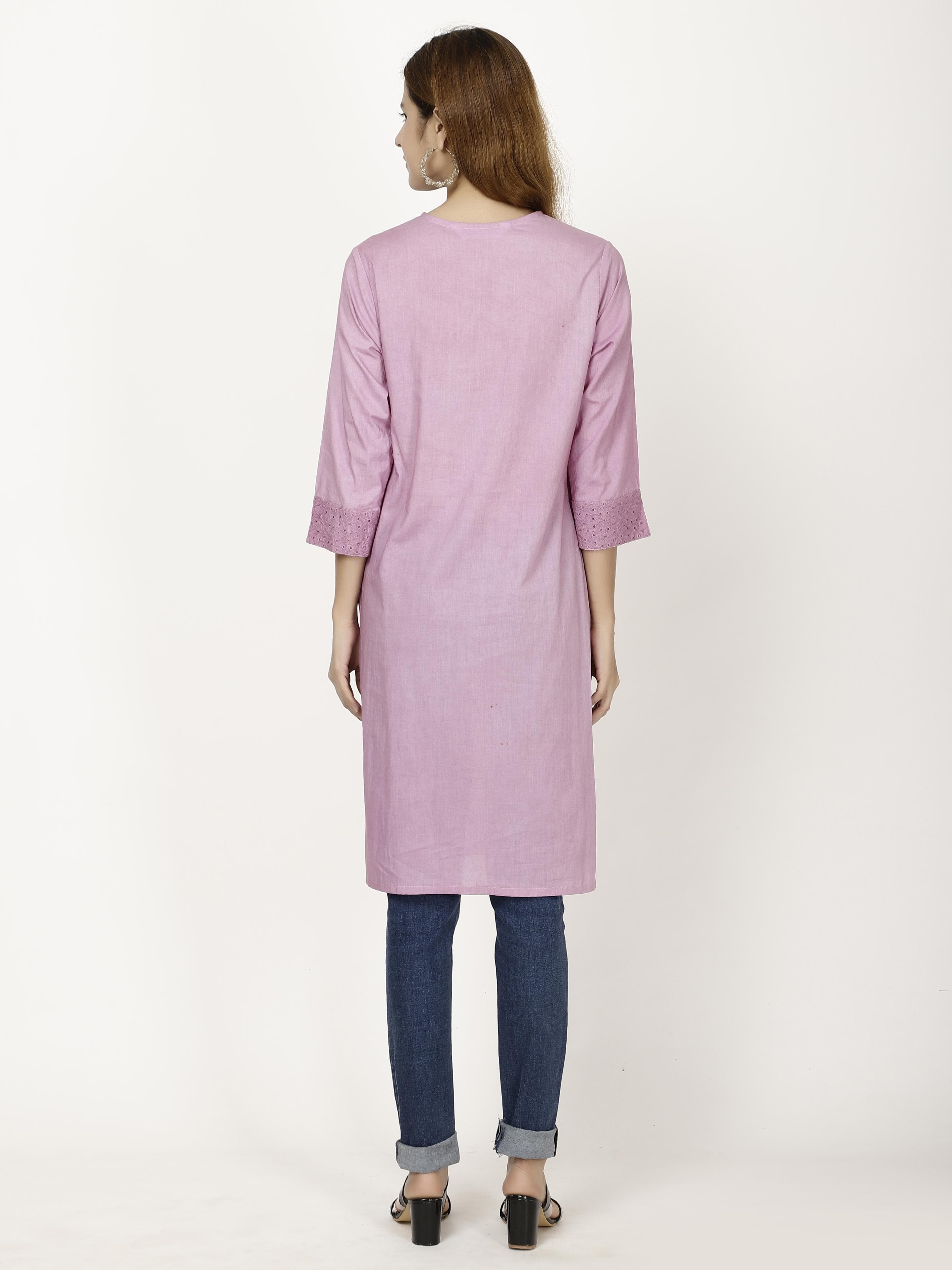 Solid Staright fit kurta