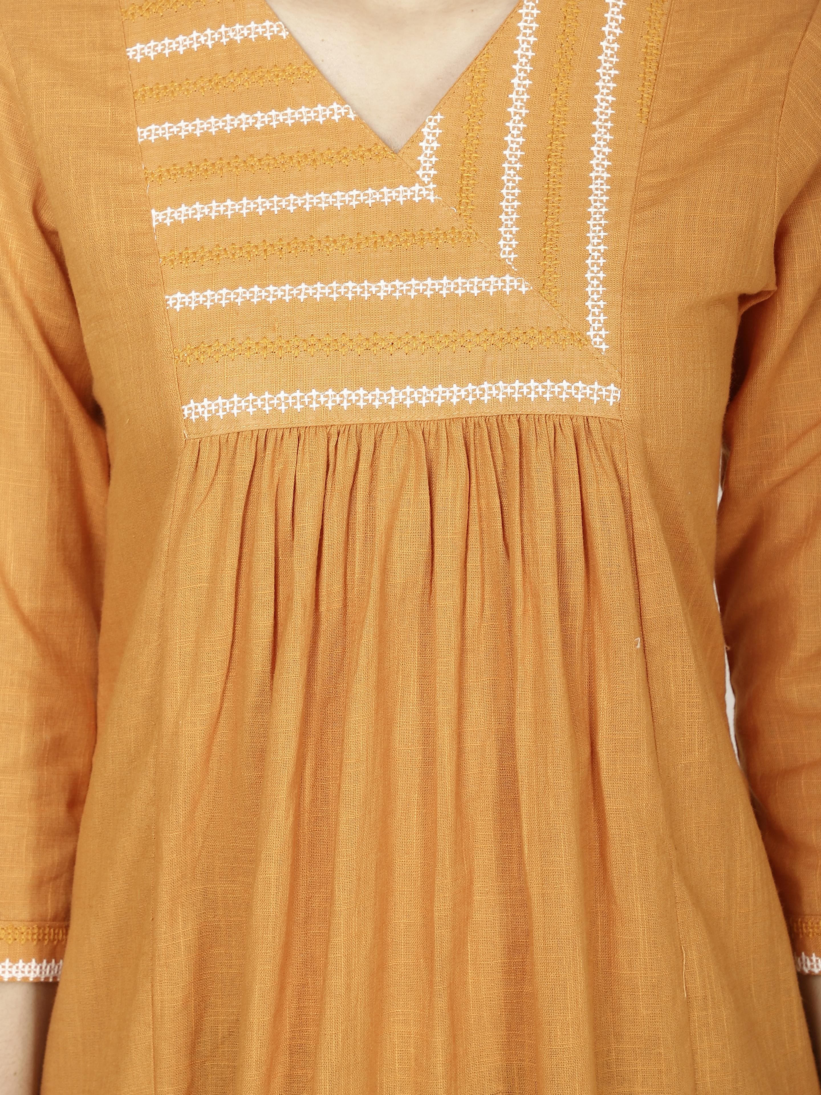 Front gathered Kurta