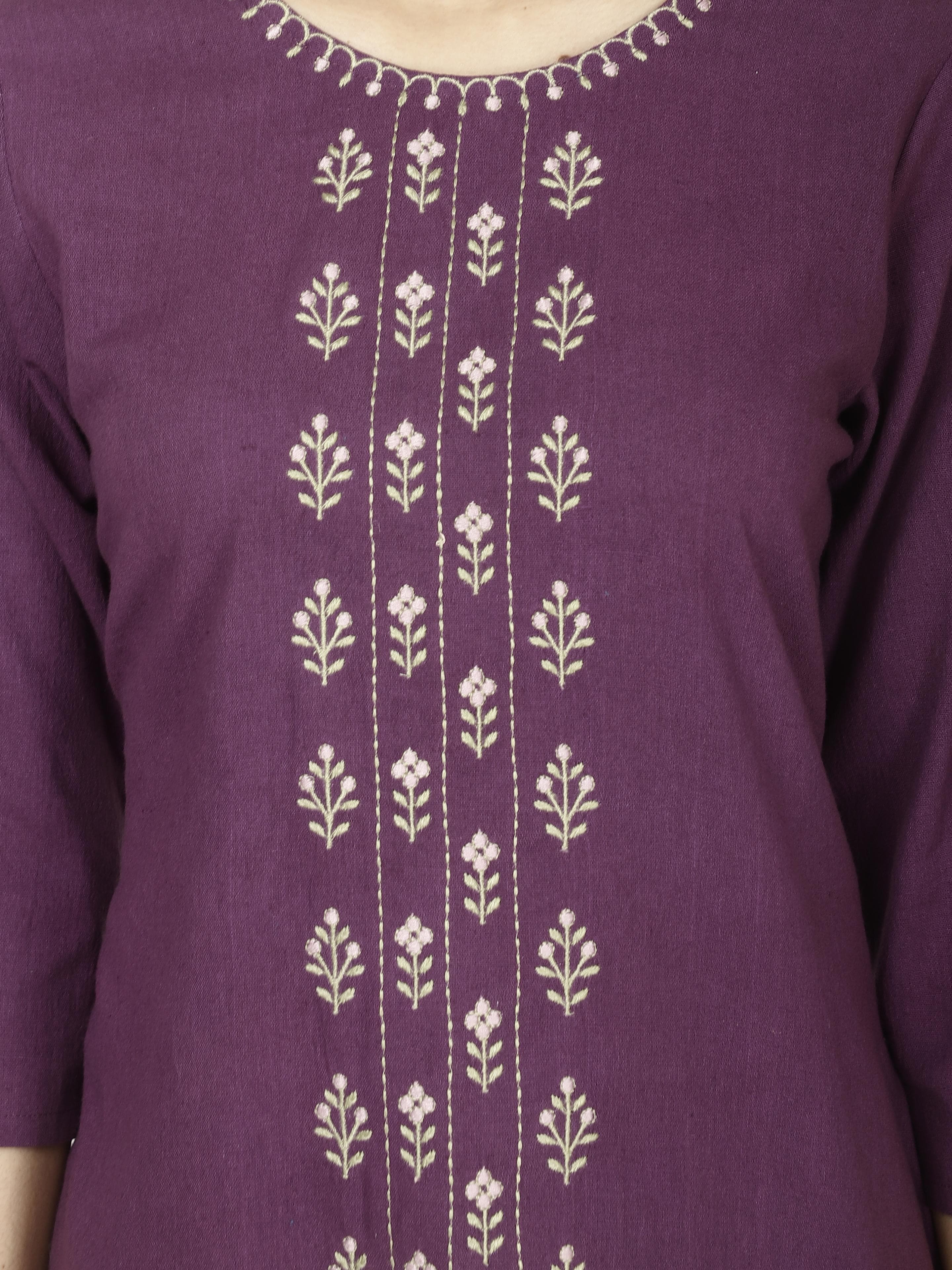 Front embroidered Kurta