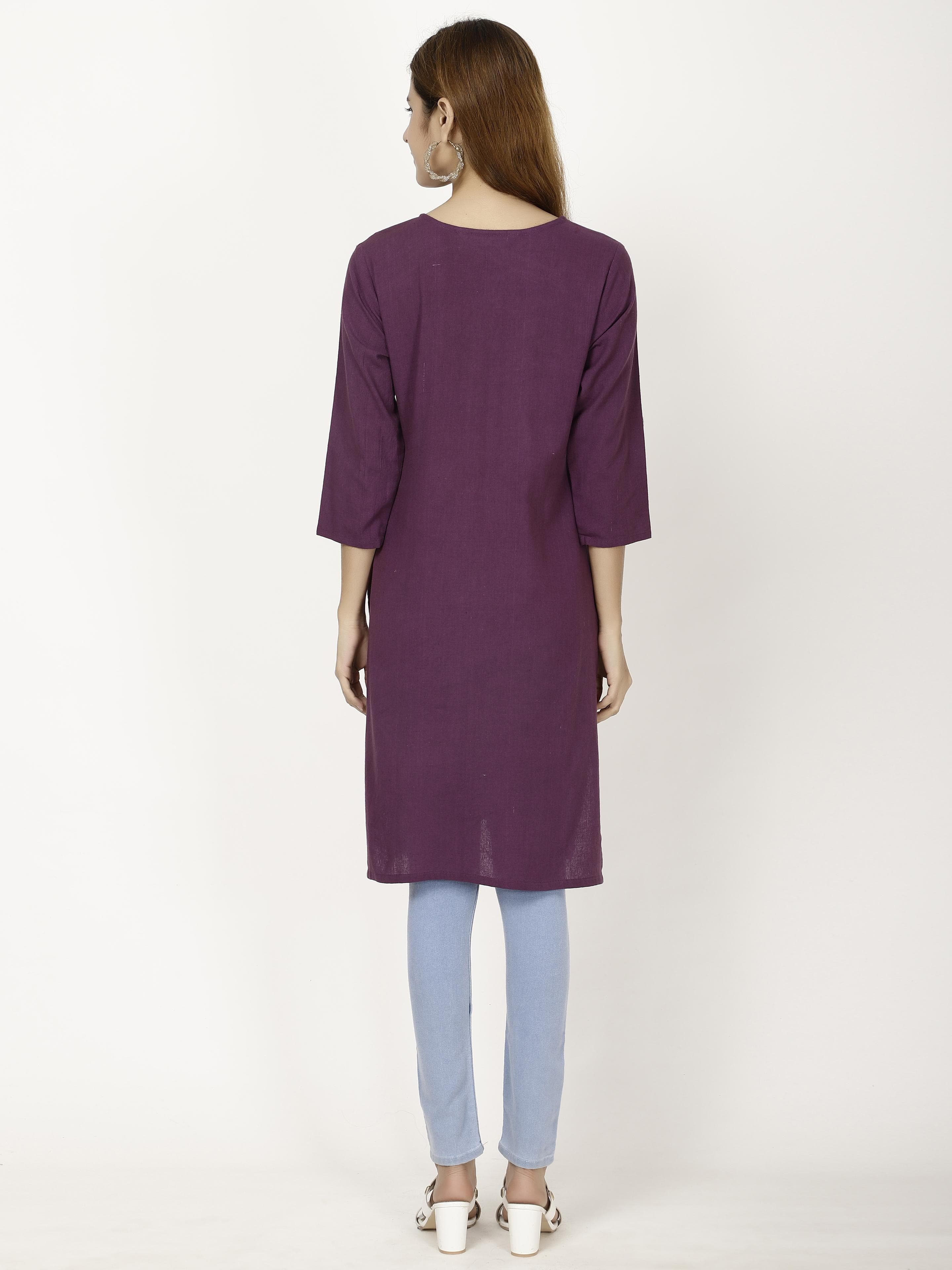 Front embroidered Kurta
